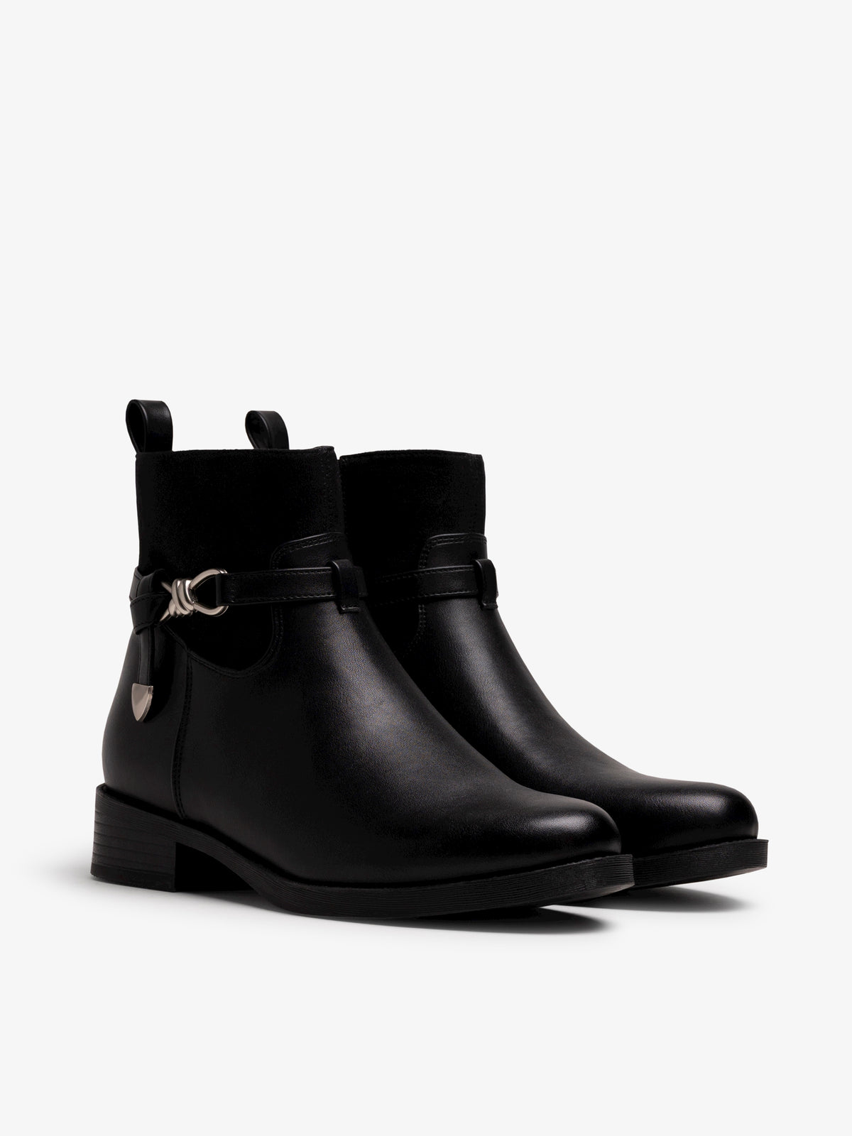 botines planos Mujer Botines negro 05