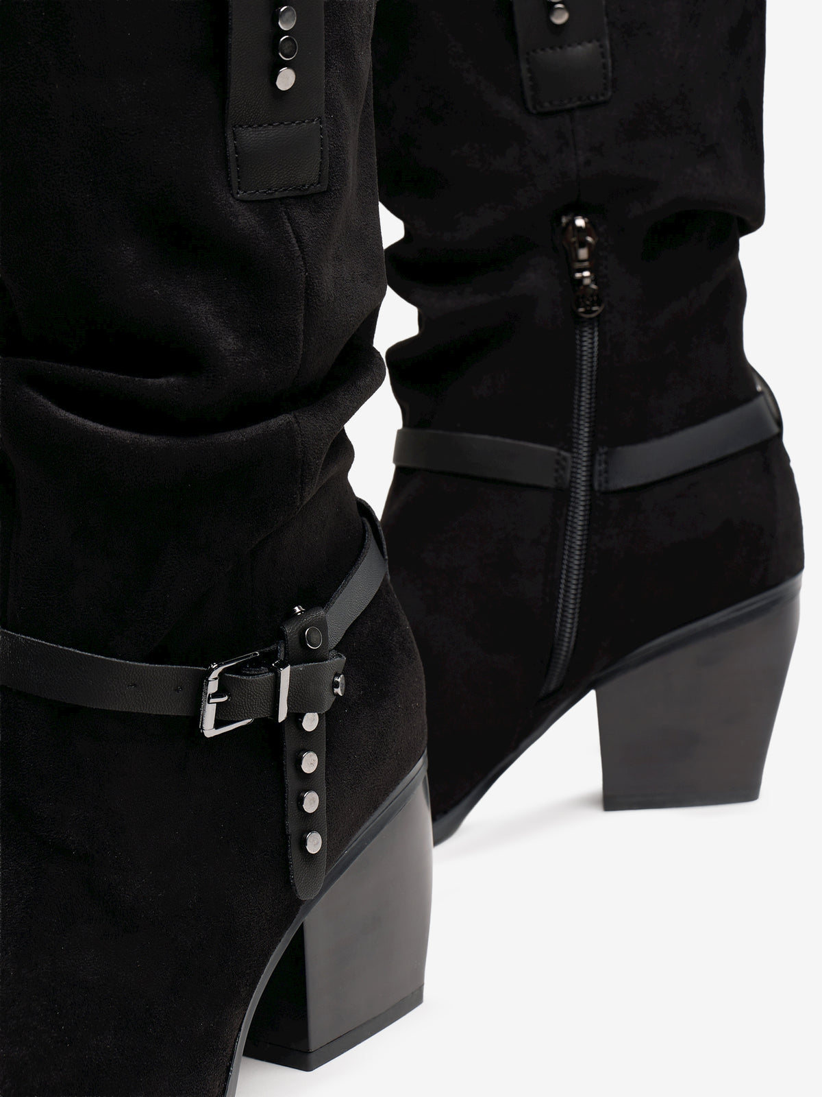 botas de tacón Mujer Botas negro 06