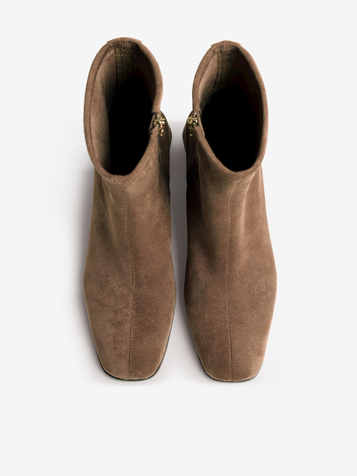 botines de tacón Mujer Botines marron 02