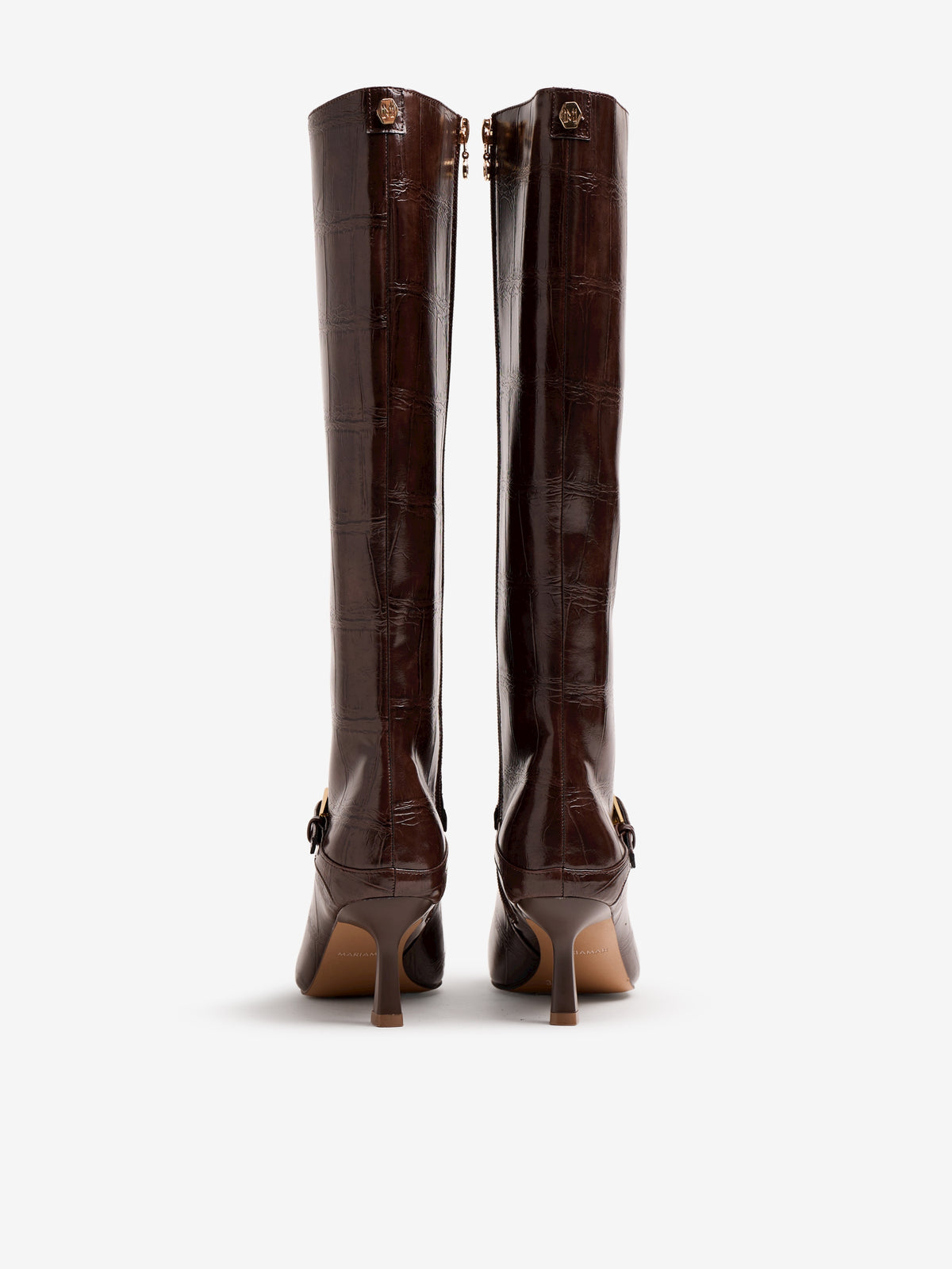 botas de tacón Mujer Botas marron 03