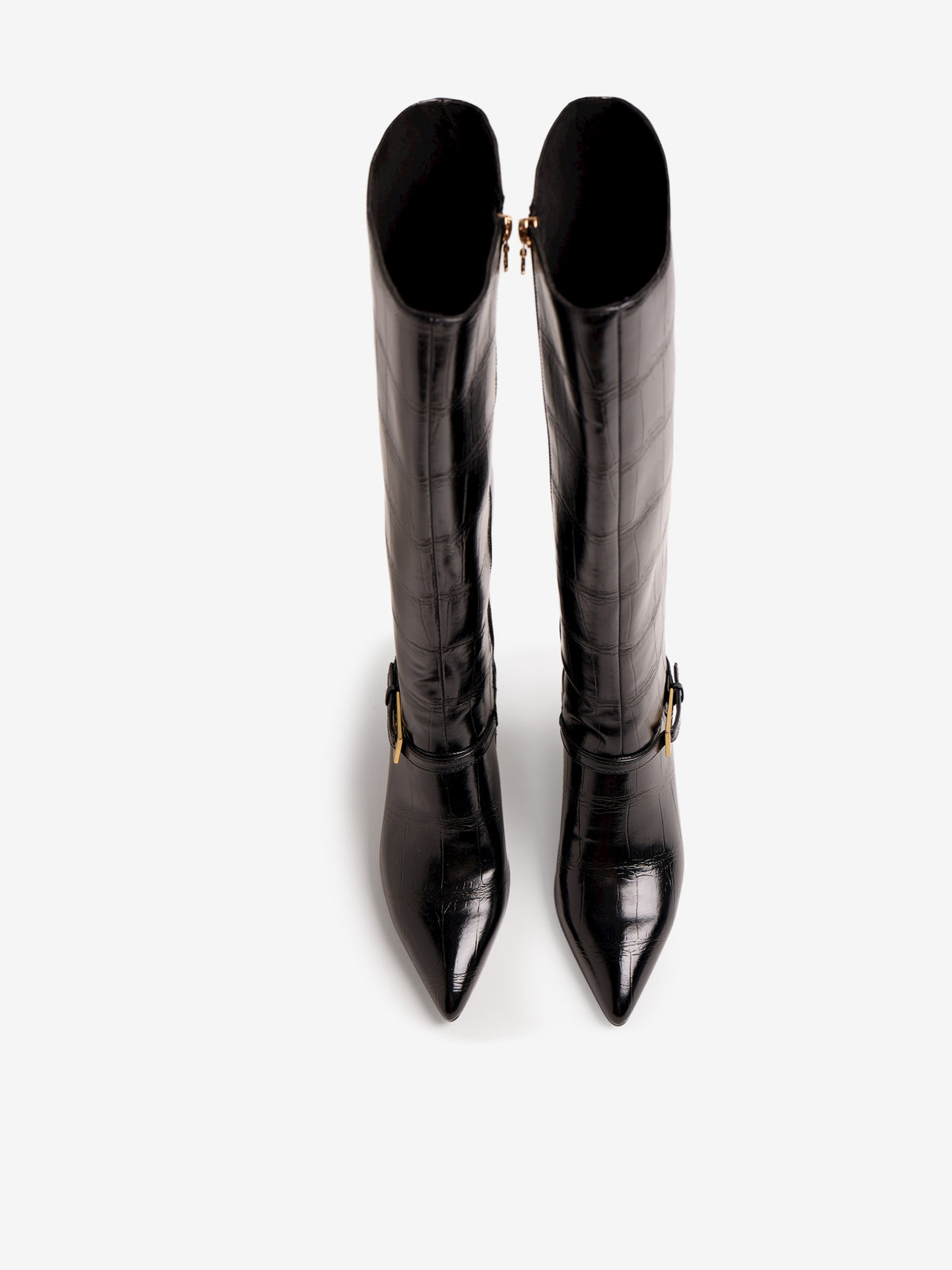 botas de tacón Mujer Botas negro 02