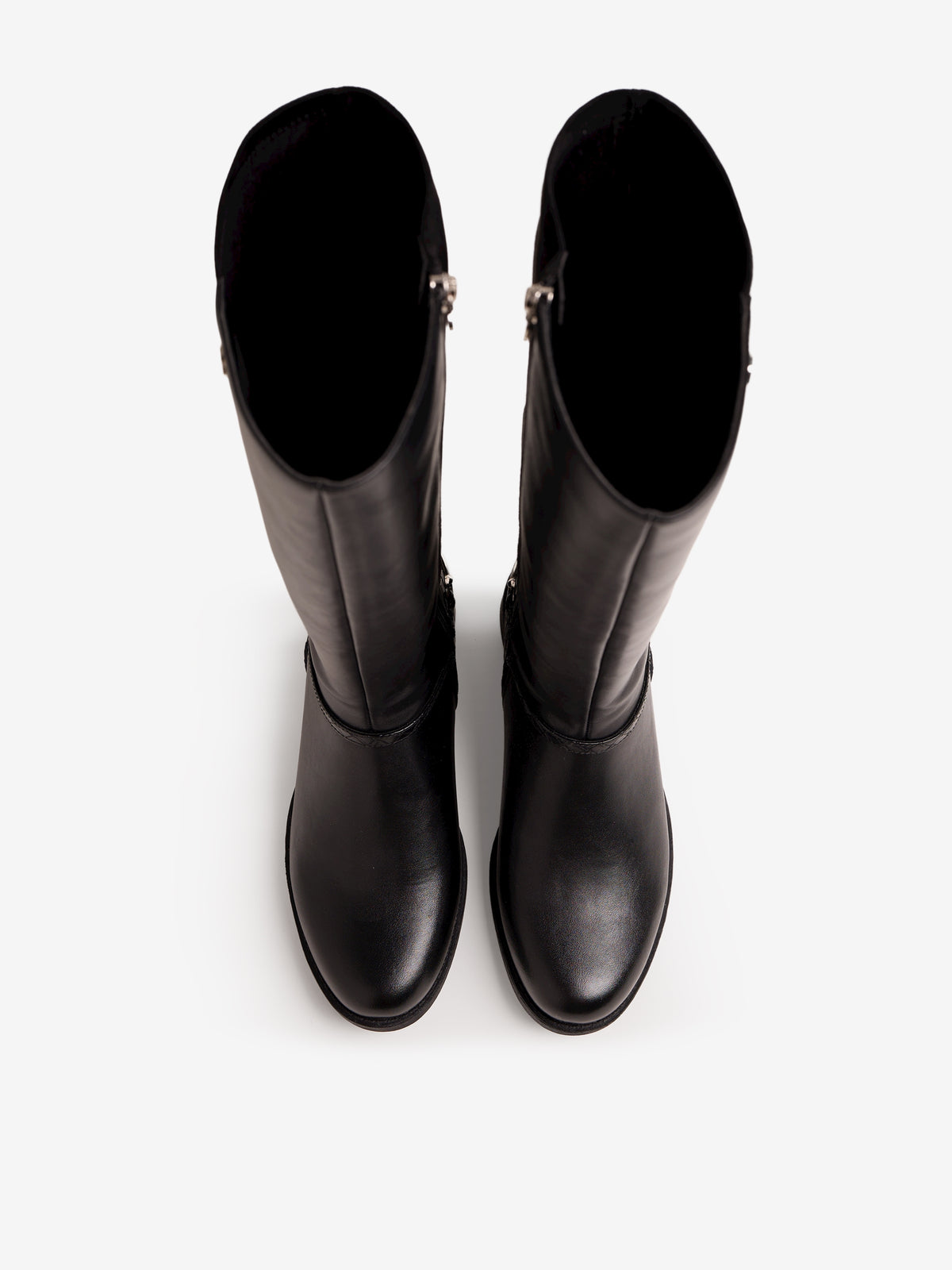 botas planas Mujer Botas negro 02