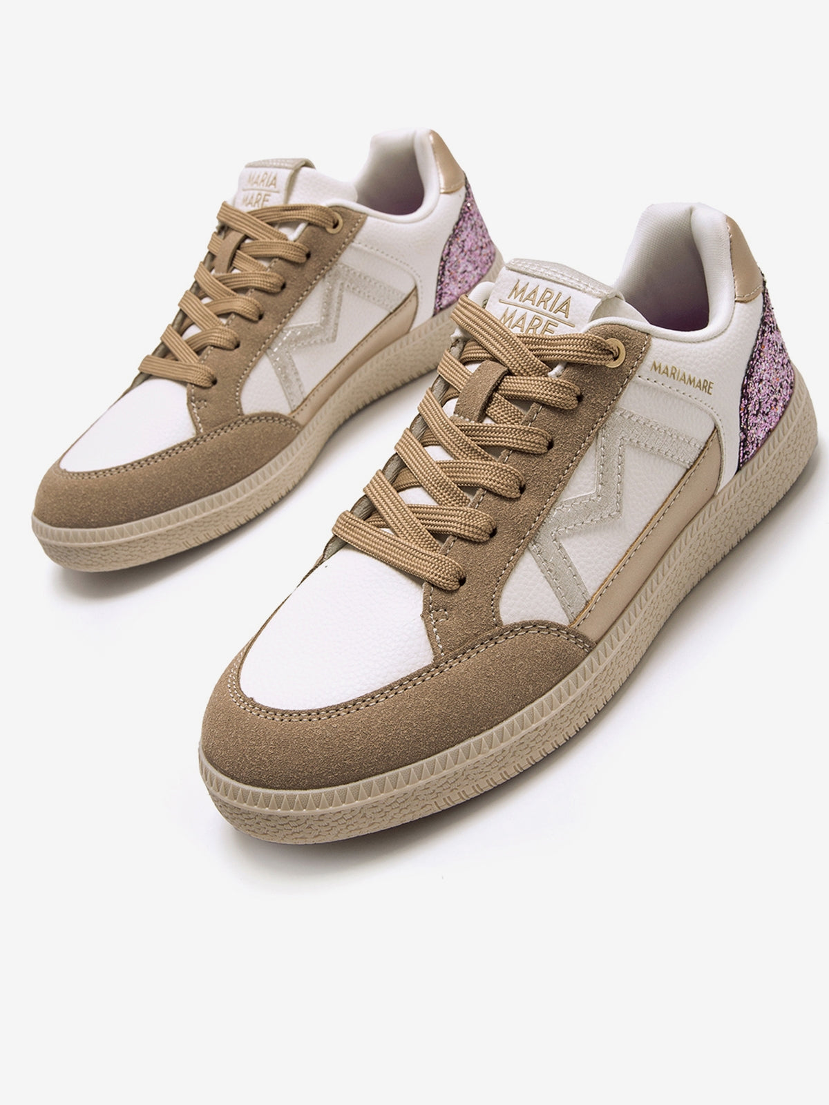 zapatillas Mujer Zapatillas para mujer beige 06