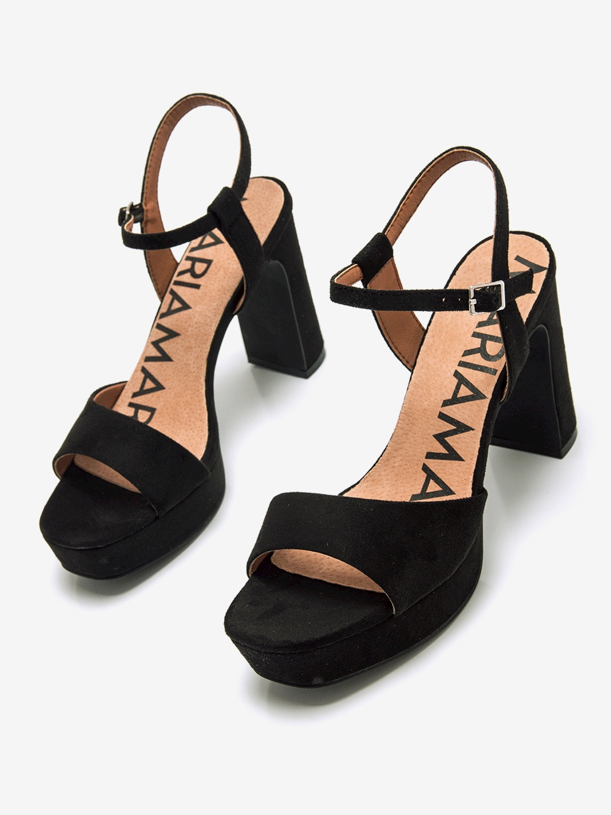 sandalias de tacón Mujer Sandalias de tacón negro 02