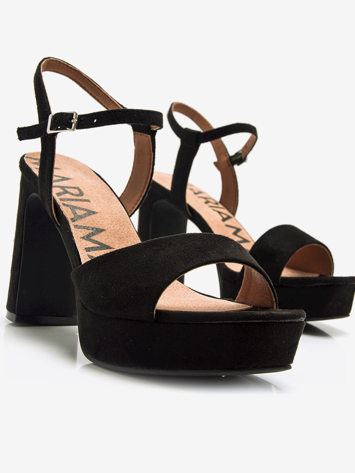 sandalias de tacón Mujer Sandalias de tacón negro 04