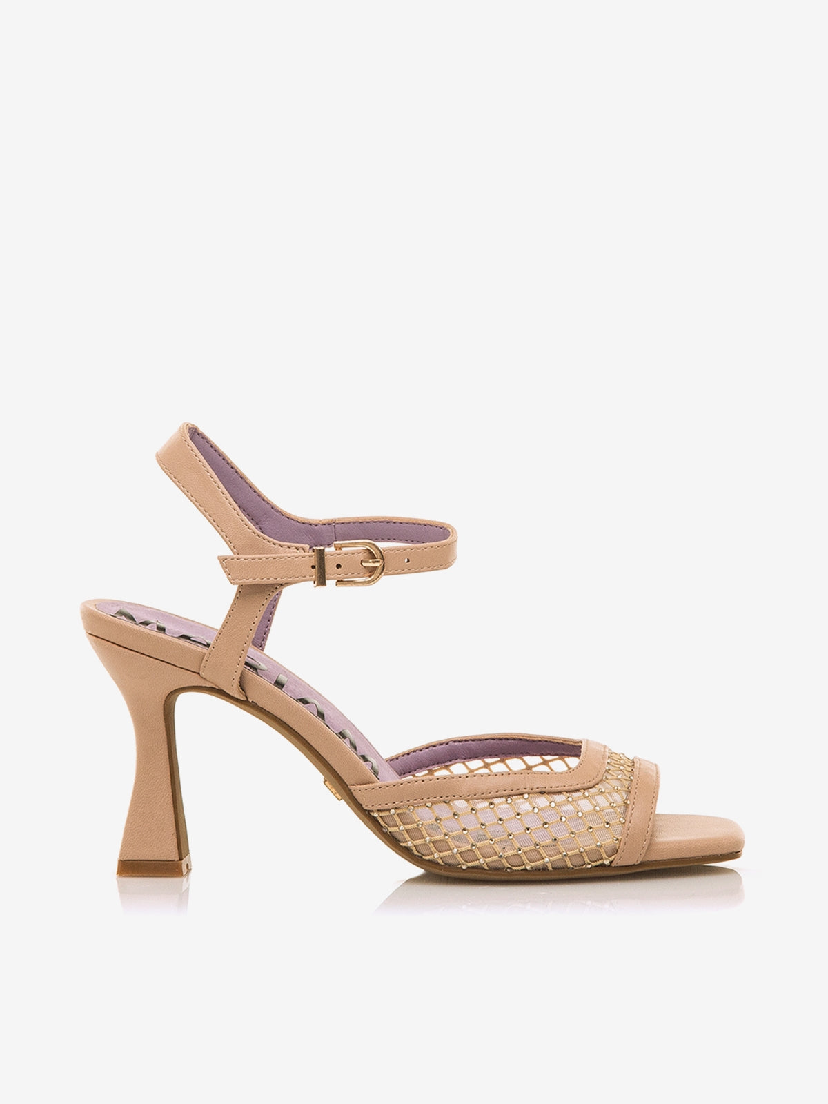 sandalias de tacón Mujer Sandalias de tacón rosa 01
