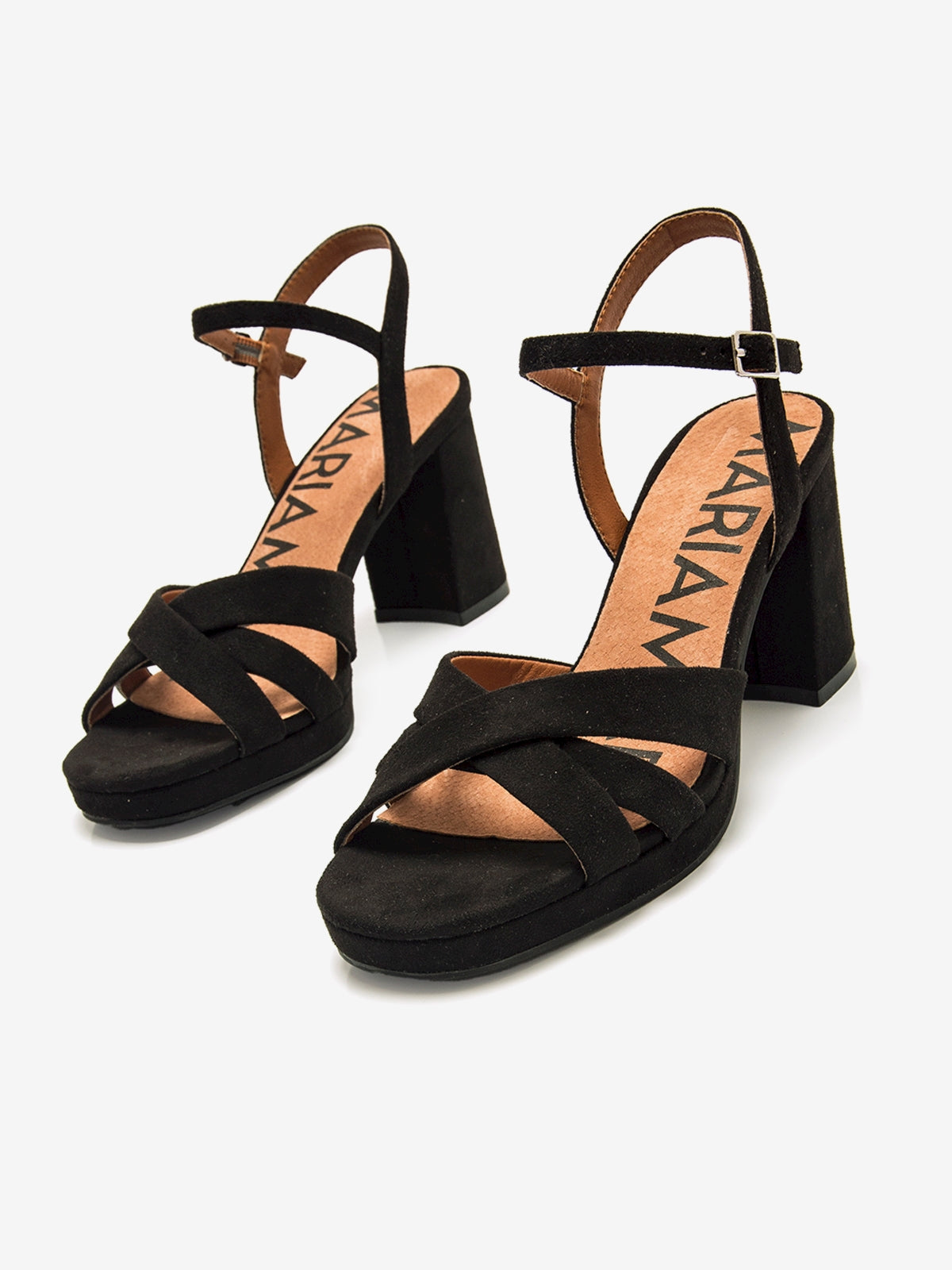 sandalias de tacón Mujer Sandalias de tacón negro 07
