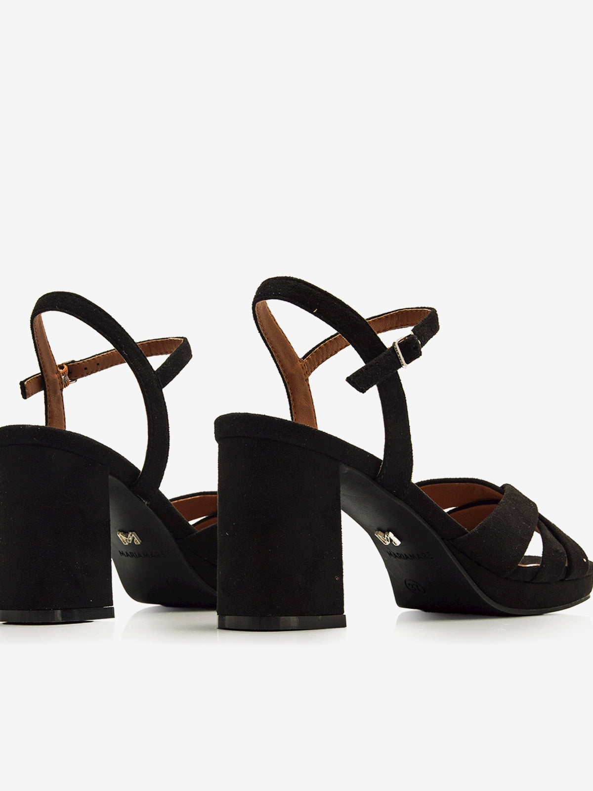 sandalias de tacón Mujer Sandalias de tacón negro 08