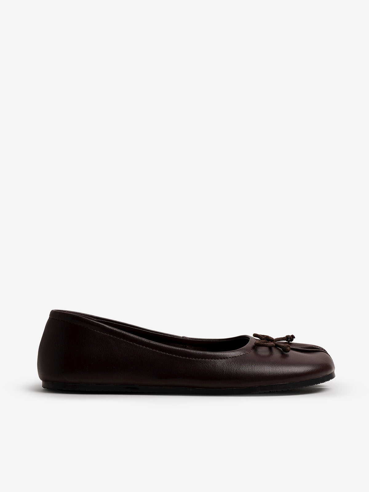 zapatos planos Mujer Bailarina marron 01