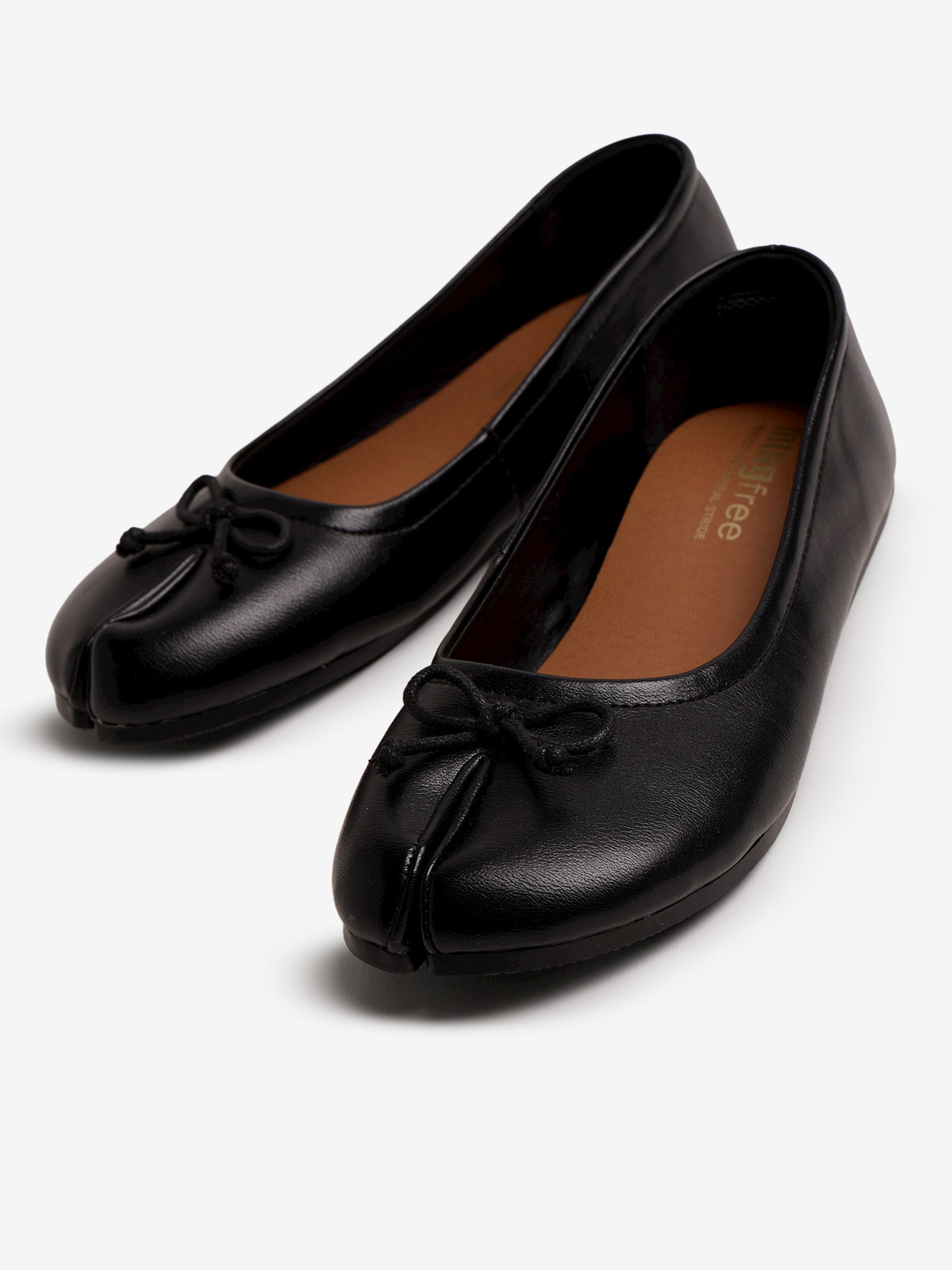 zapatos planos Mujer Bailarina negro 06