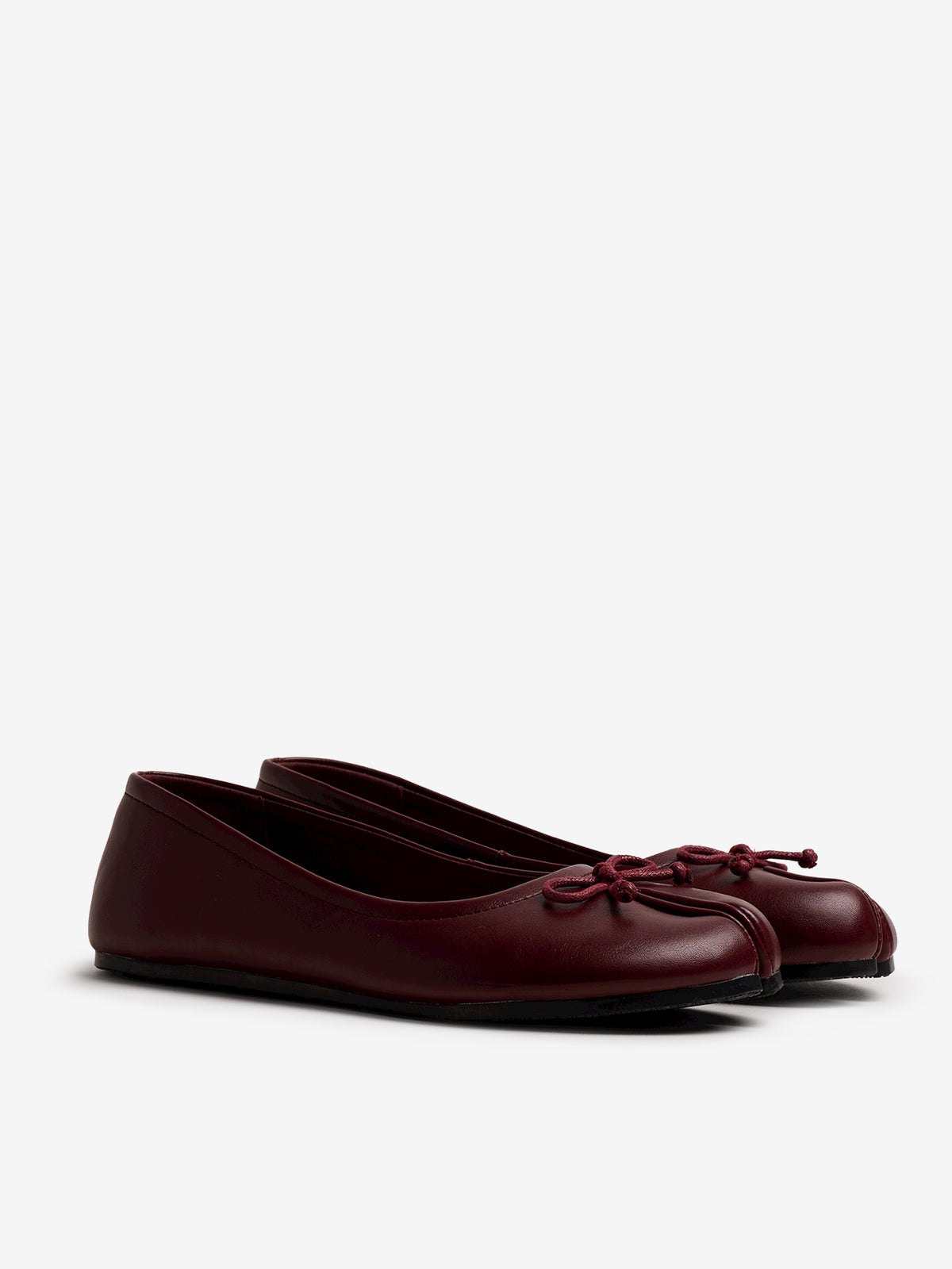 zapatos planos Mujer Bailarina rojo 04