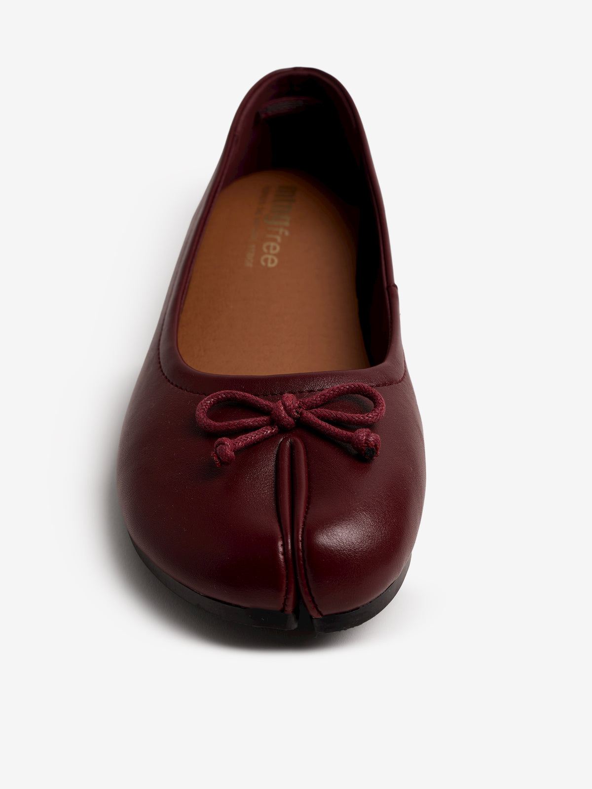 zapatos planos Mujer Bailarina rojo 07