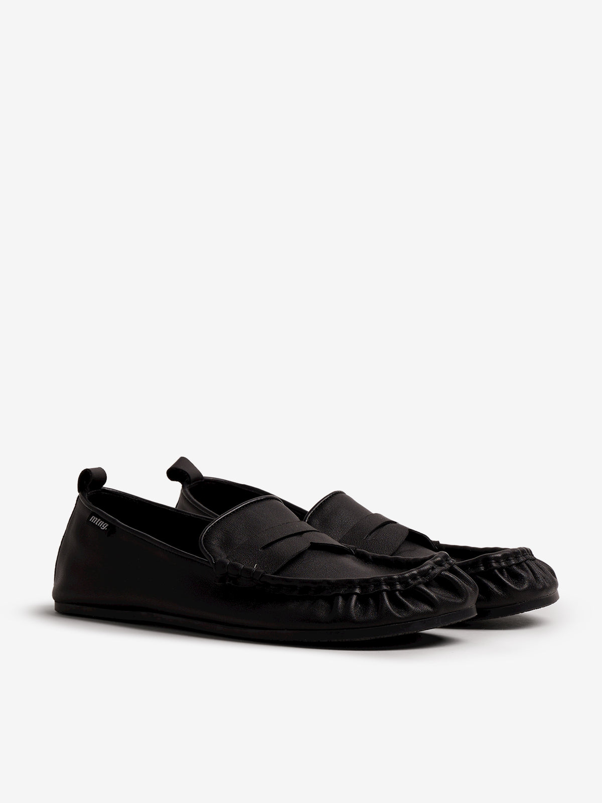zapatos planos Mujer Mocasines negro 04