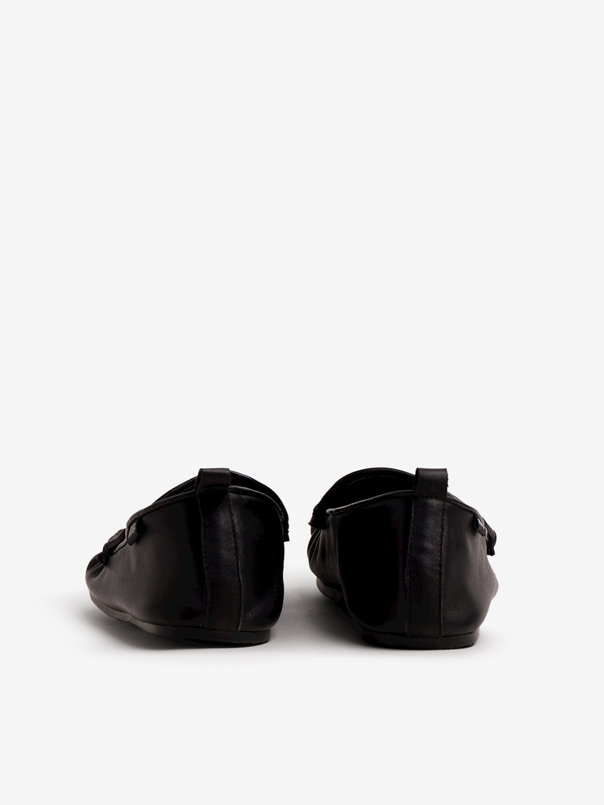 zapatos planos Mujer Mocasines negro 05
