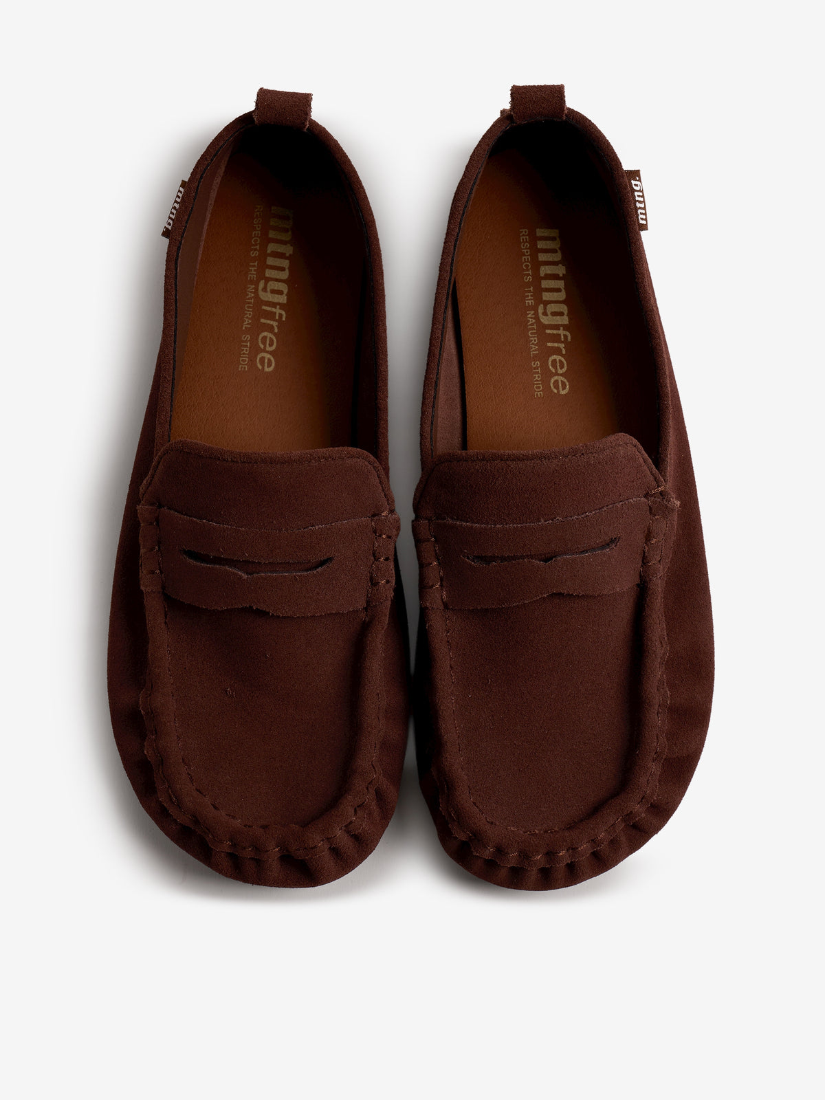 zapatos planos Mujer Mocasines marron 02