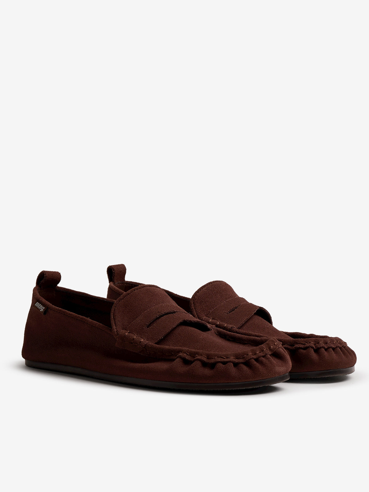zapatos planos Mujer Mocasines marron 04