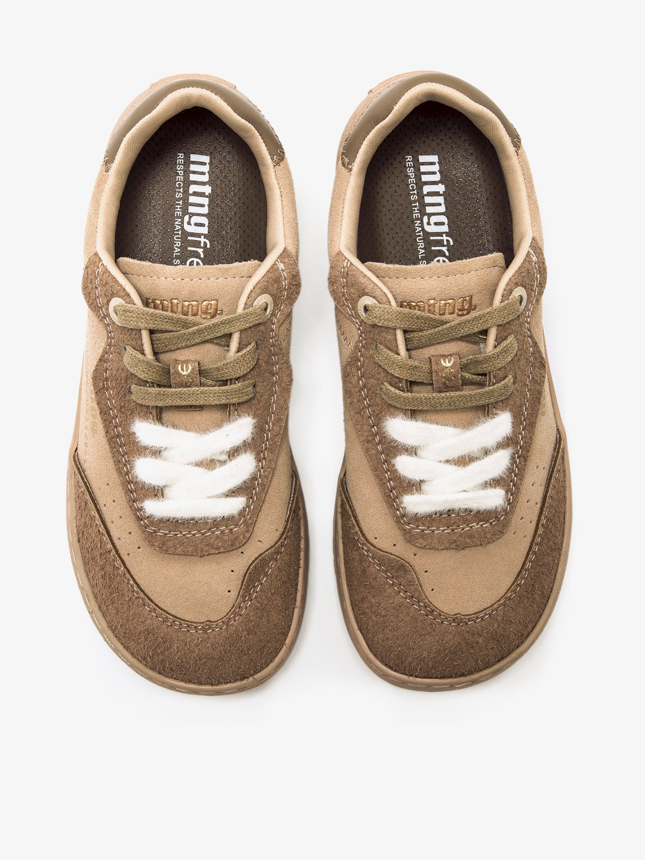 zapatillas Mujer Deportivas de Mujer beige 02
