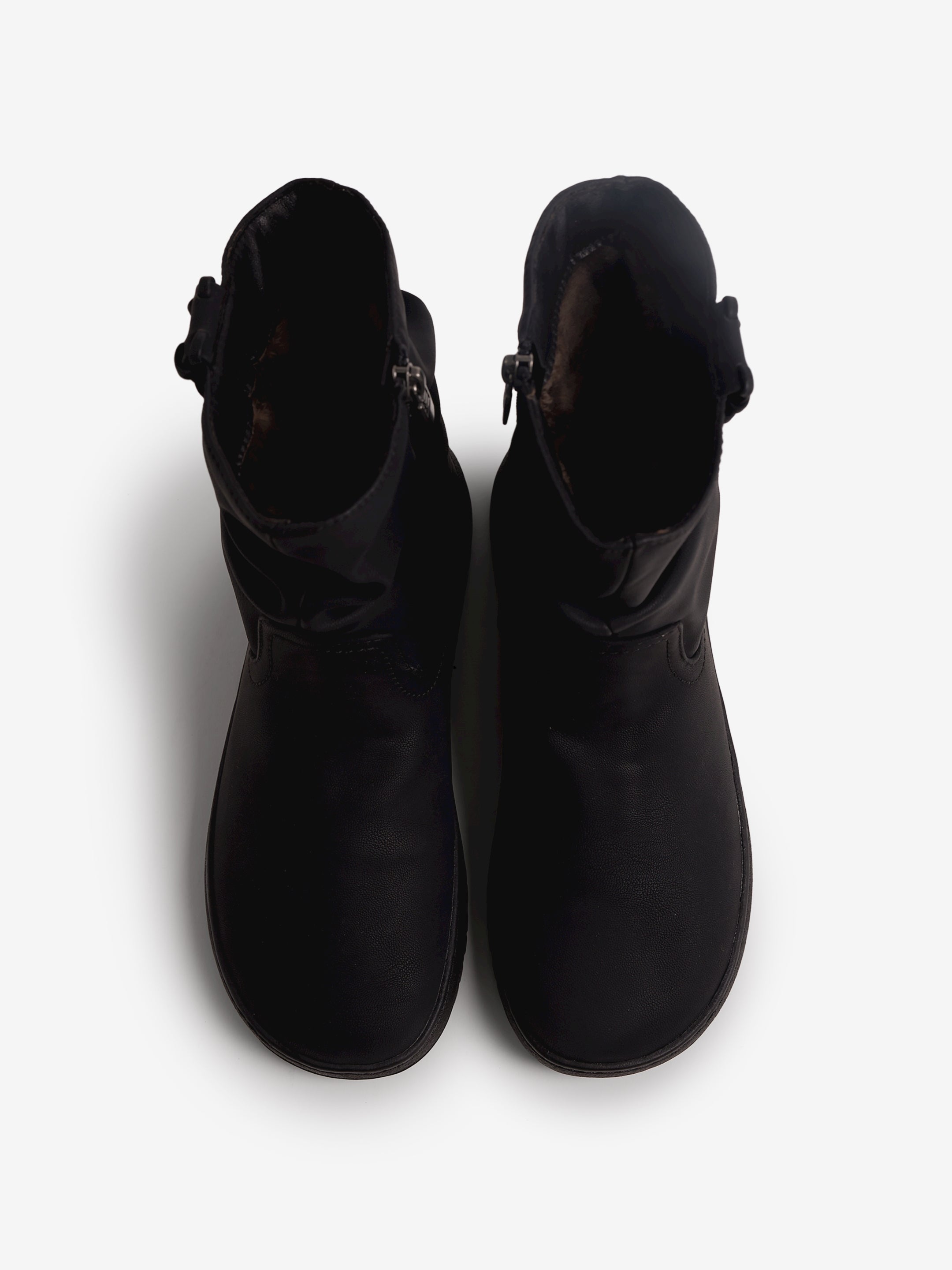 botines planos Mujer Botines barefoot negro 02