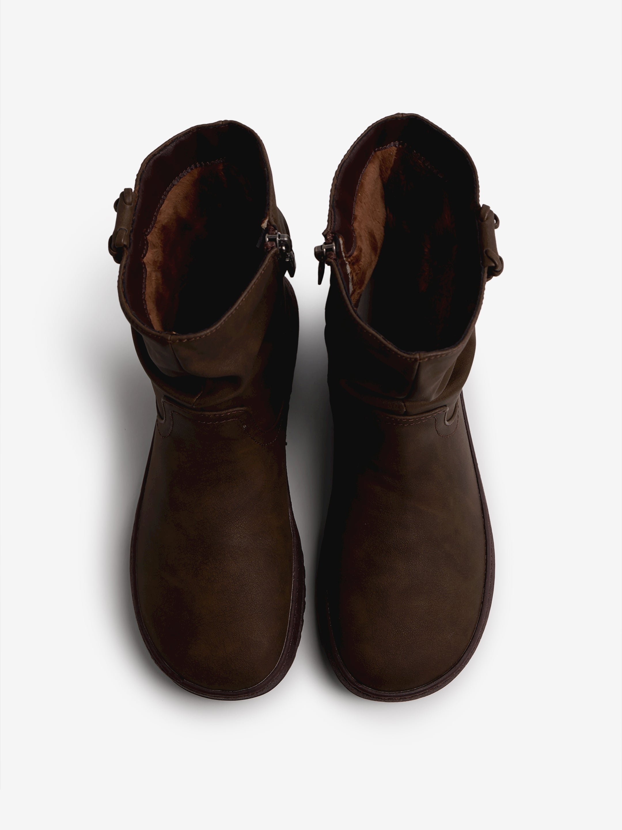 botines planos Mujer Botines marron 02