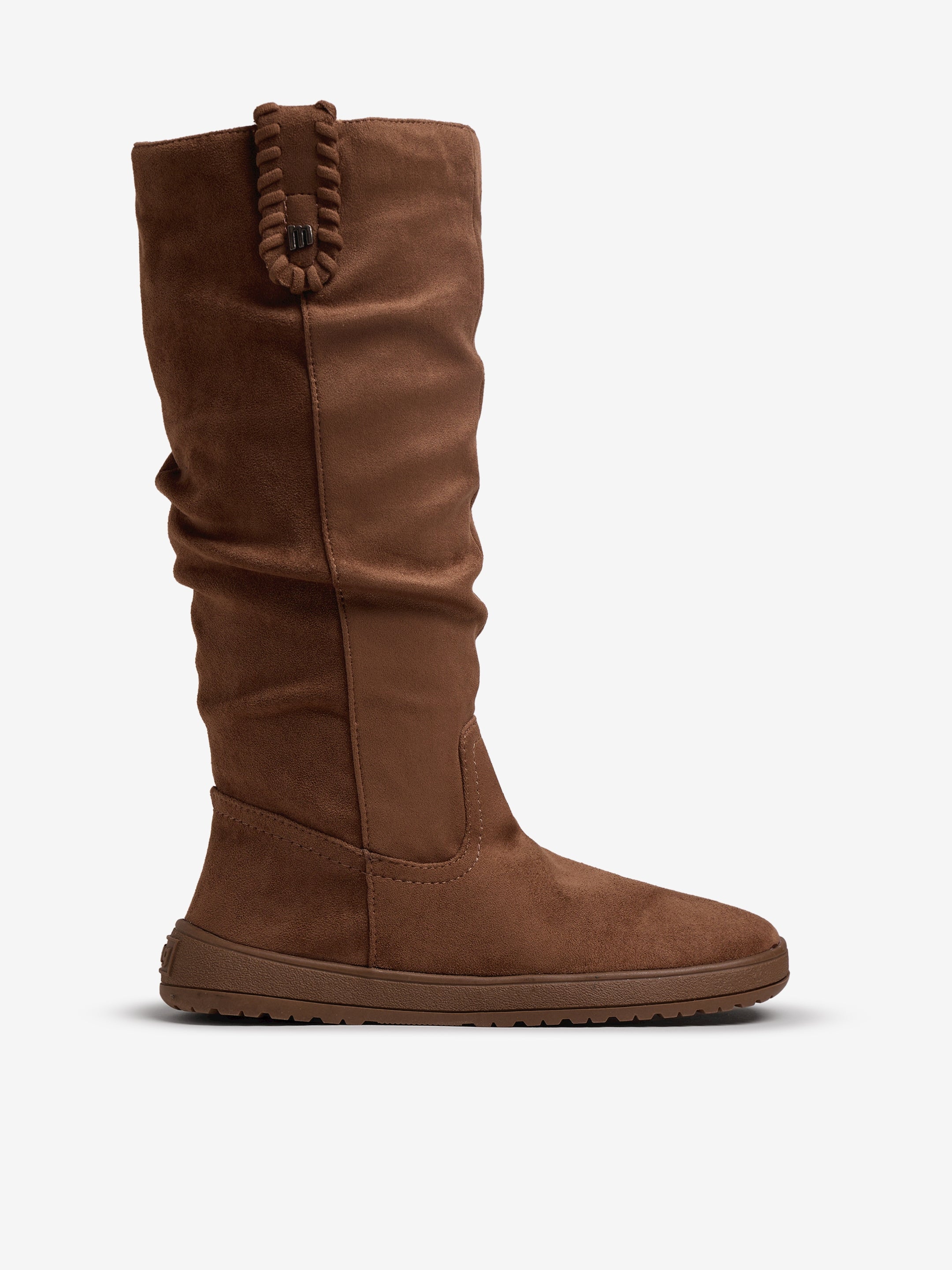 botas planas Mujer Botas altas marron 01
