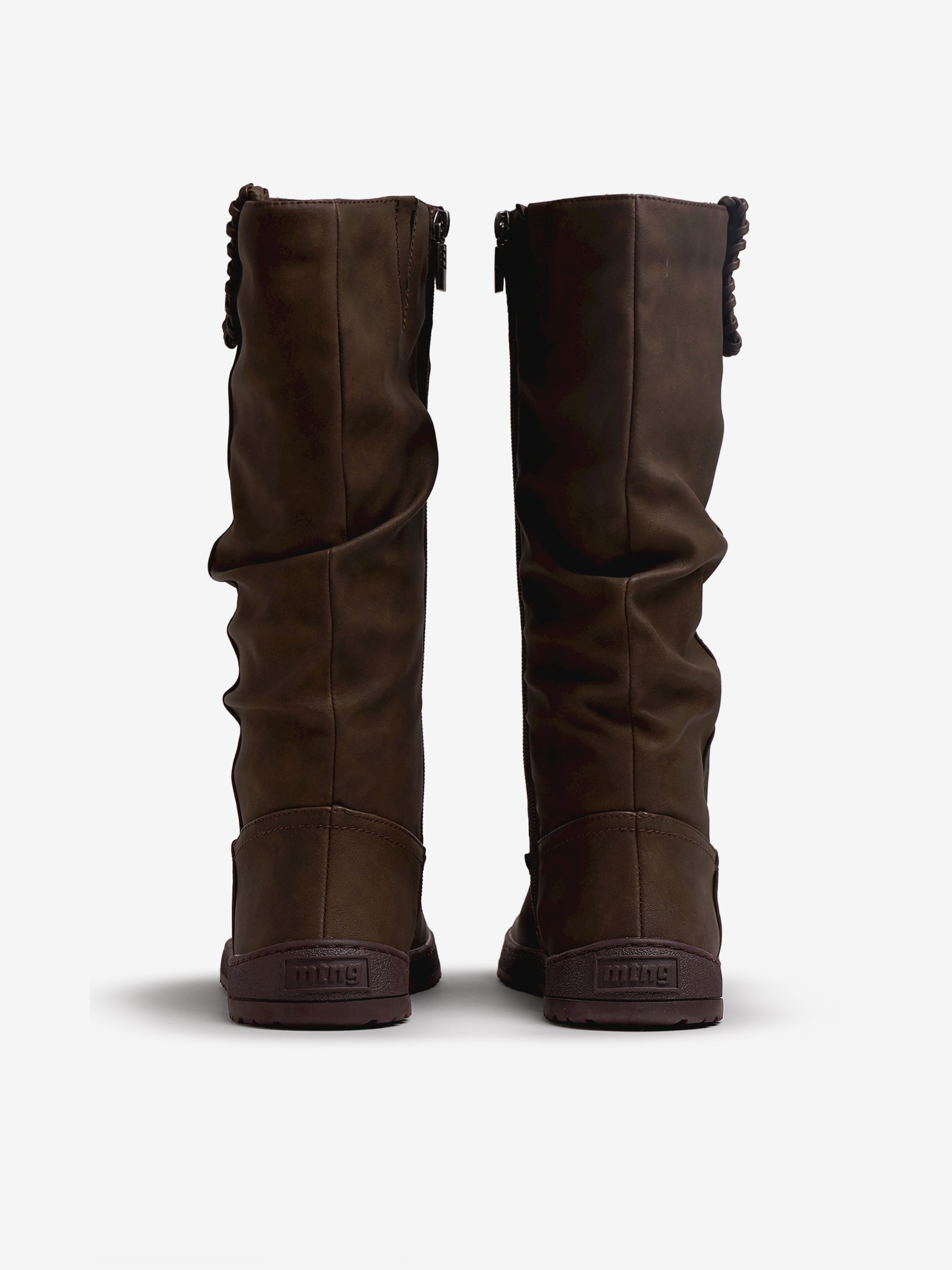 botas planas Mujer Botas marron 03