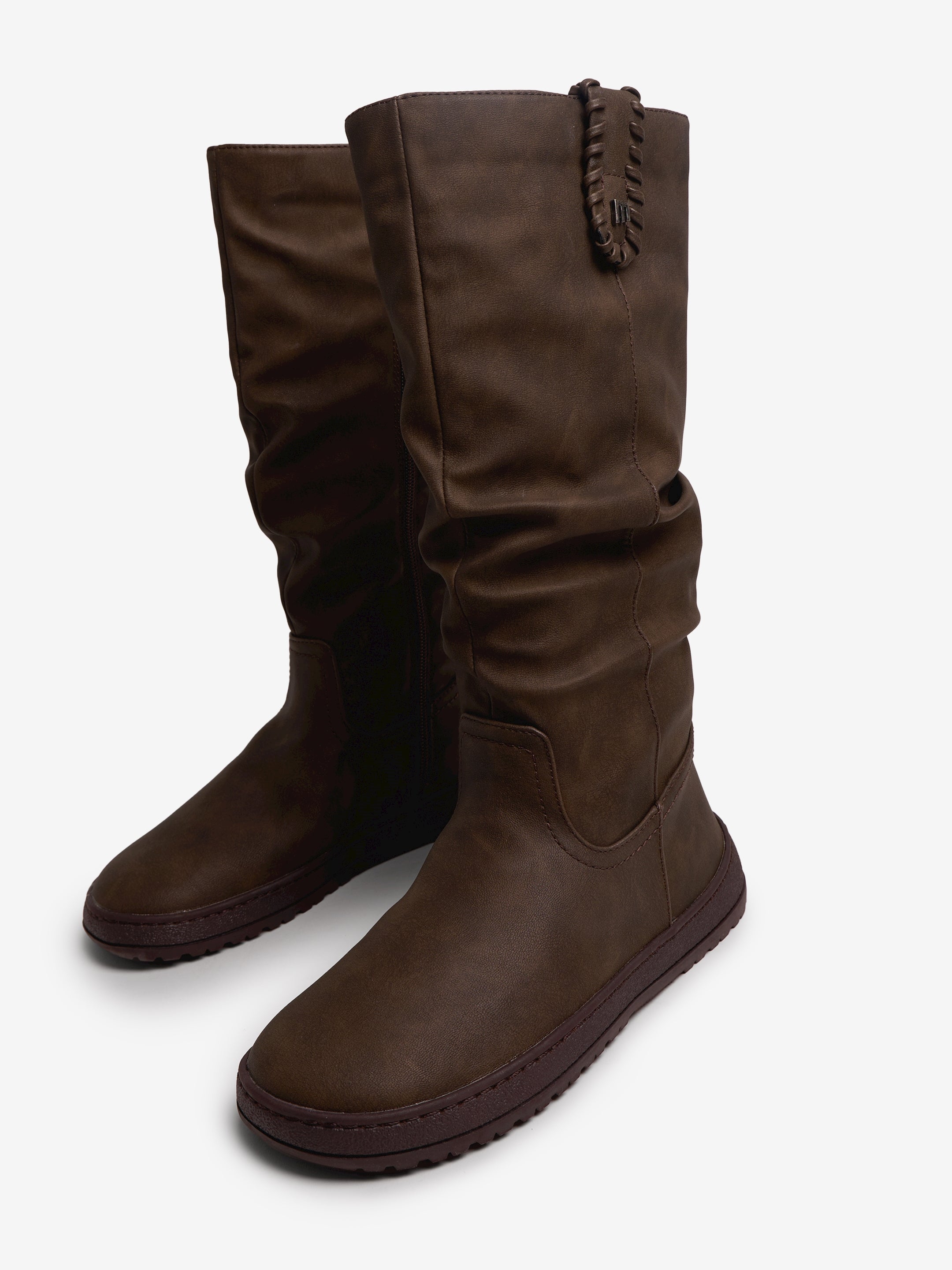 botas planas Mujer Botas marron 04