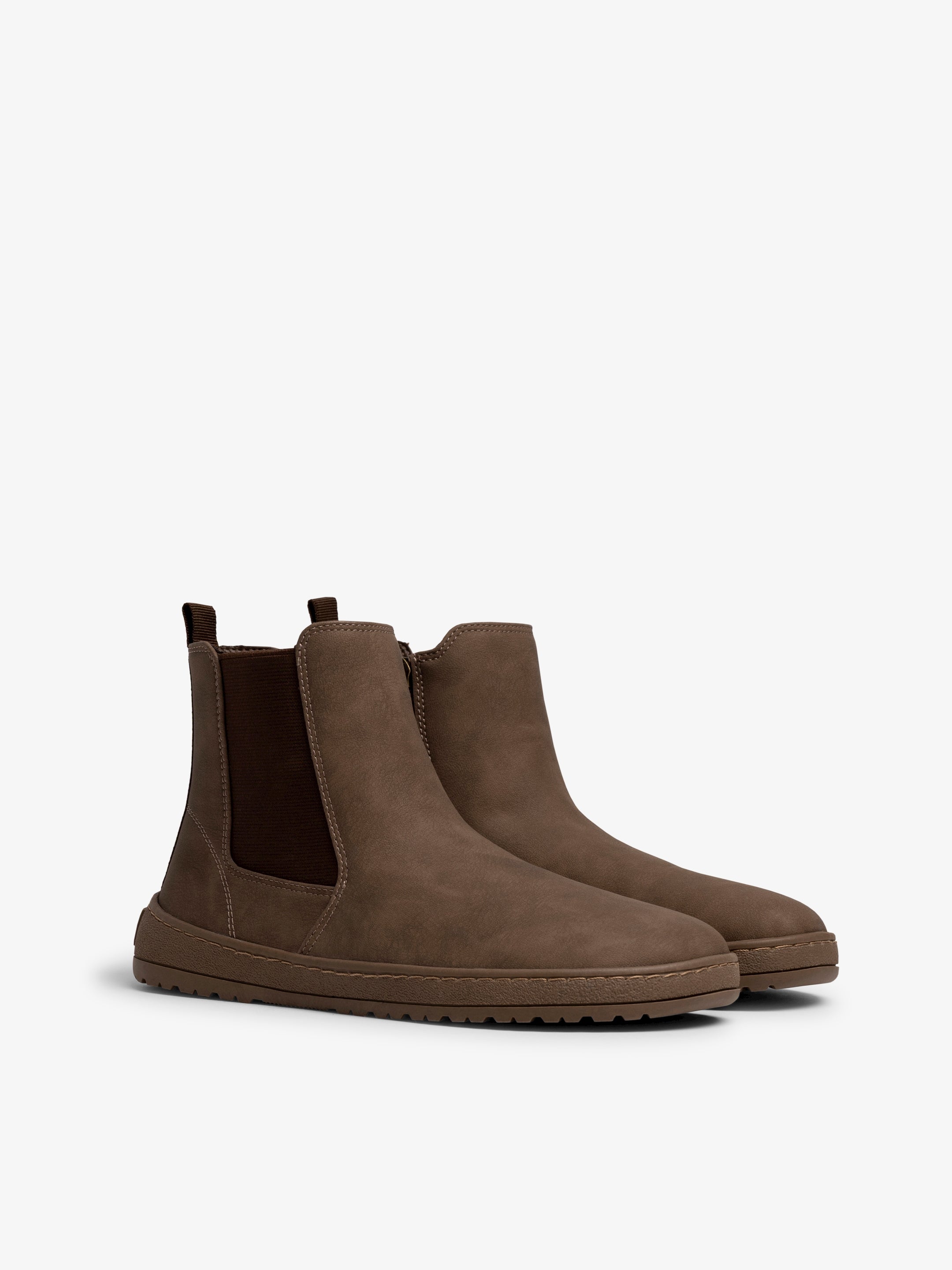 botines planos Mujer Botines planos marron 04