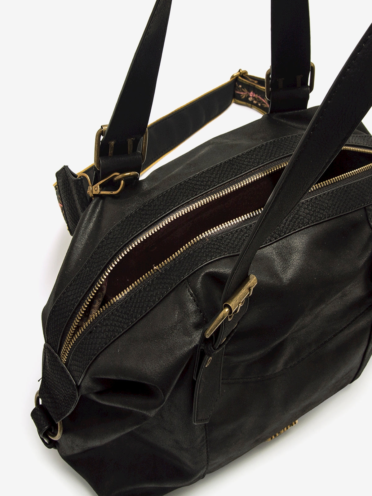 bolsos Mujer Bolso bowling negro 05