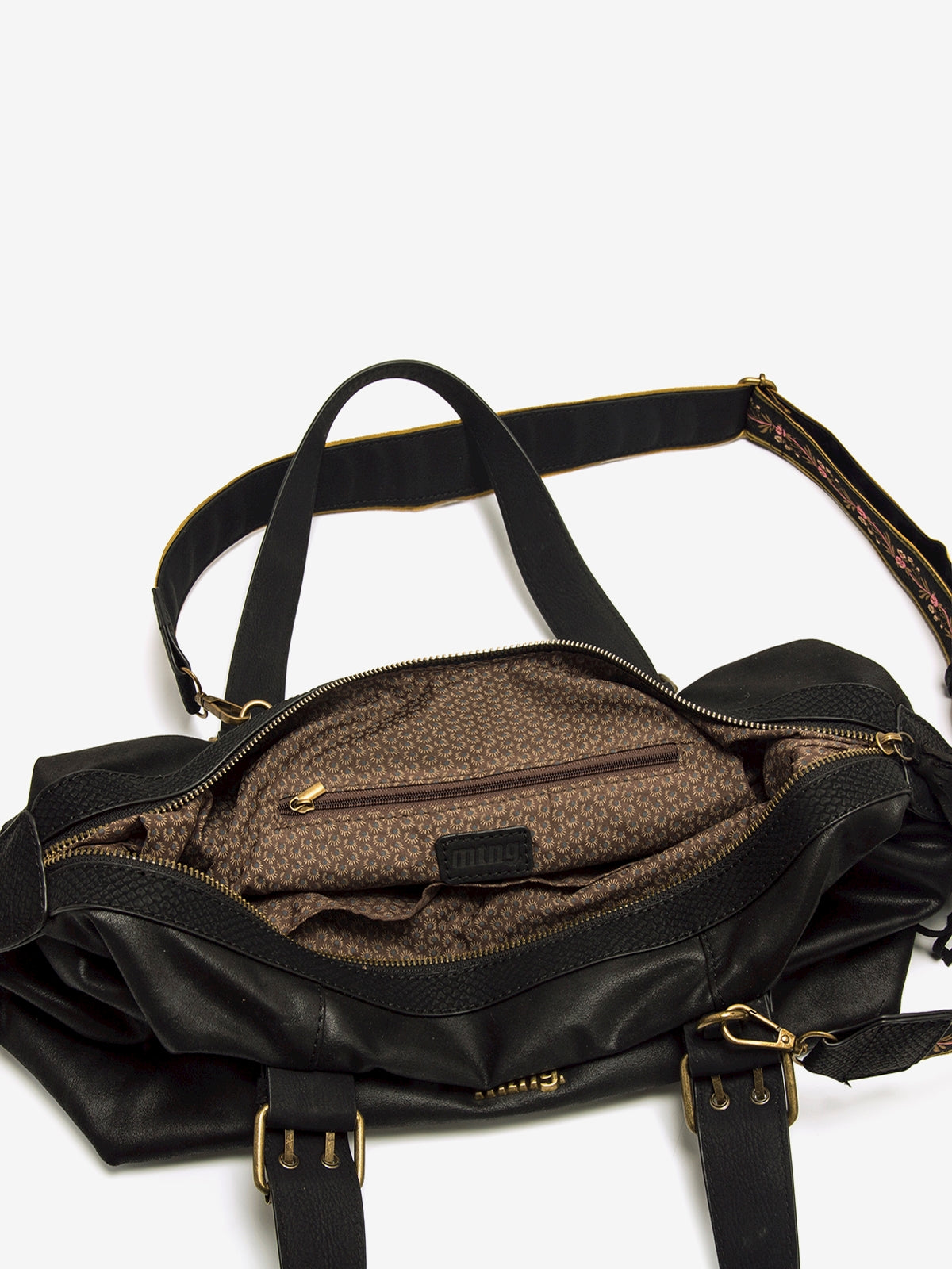 bolsos Mujer Bolso bowling negro 06