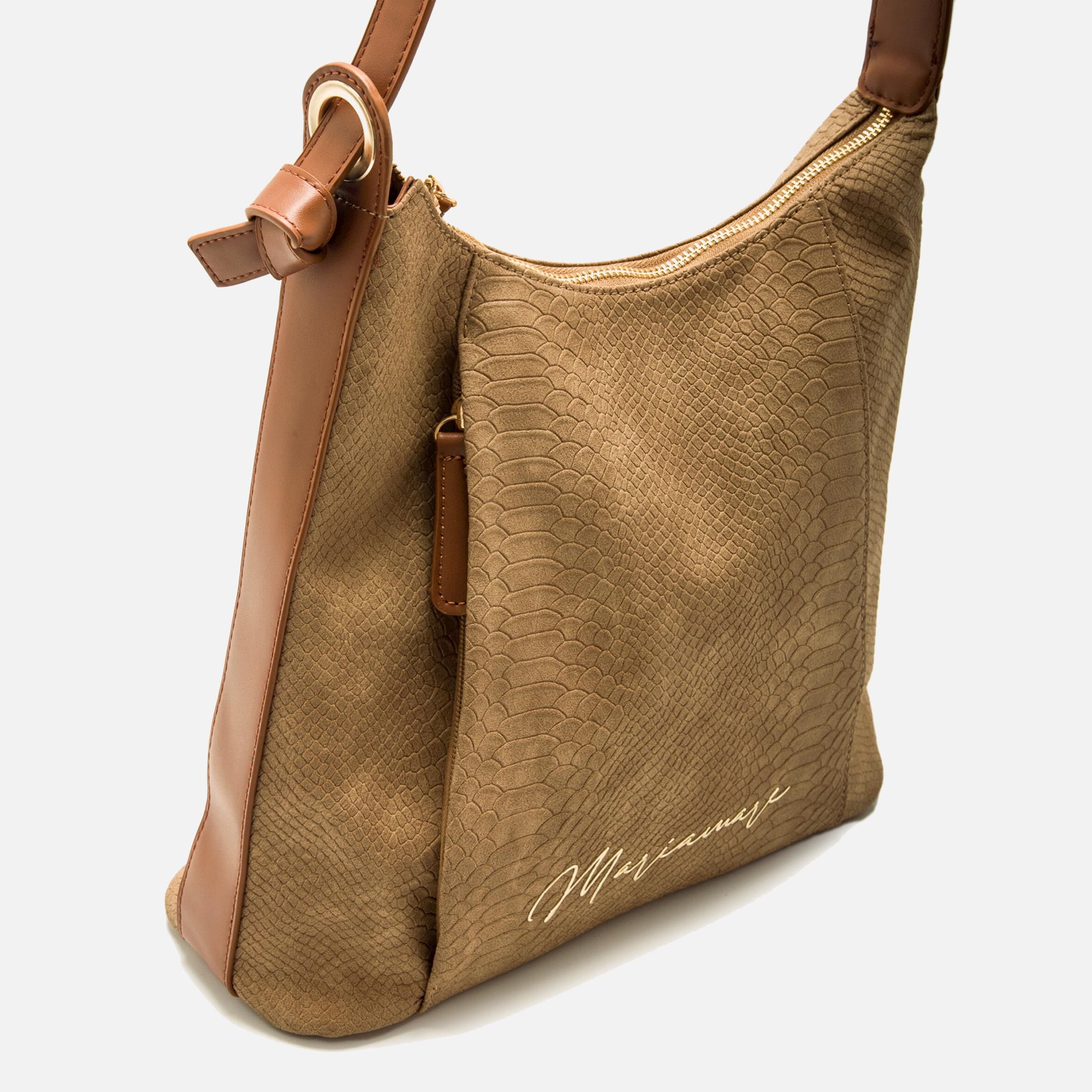 Compra NESS marron 58045 Bolsos Mustang para Mujer