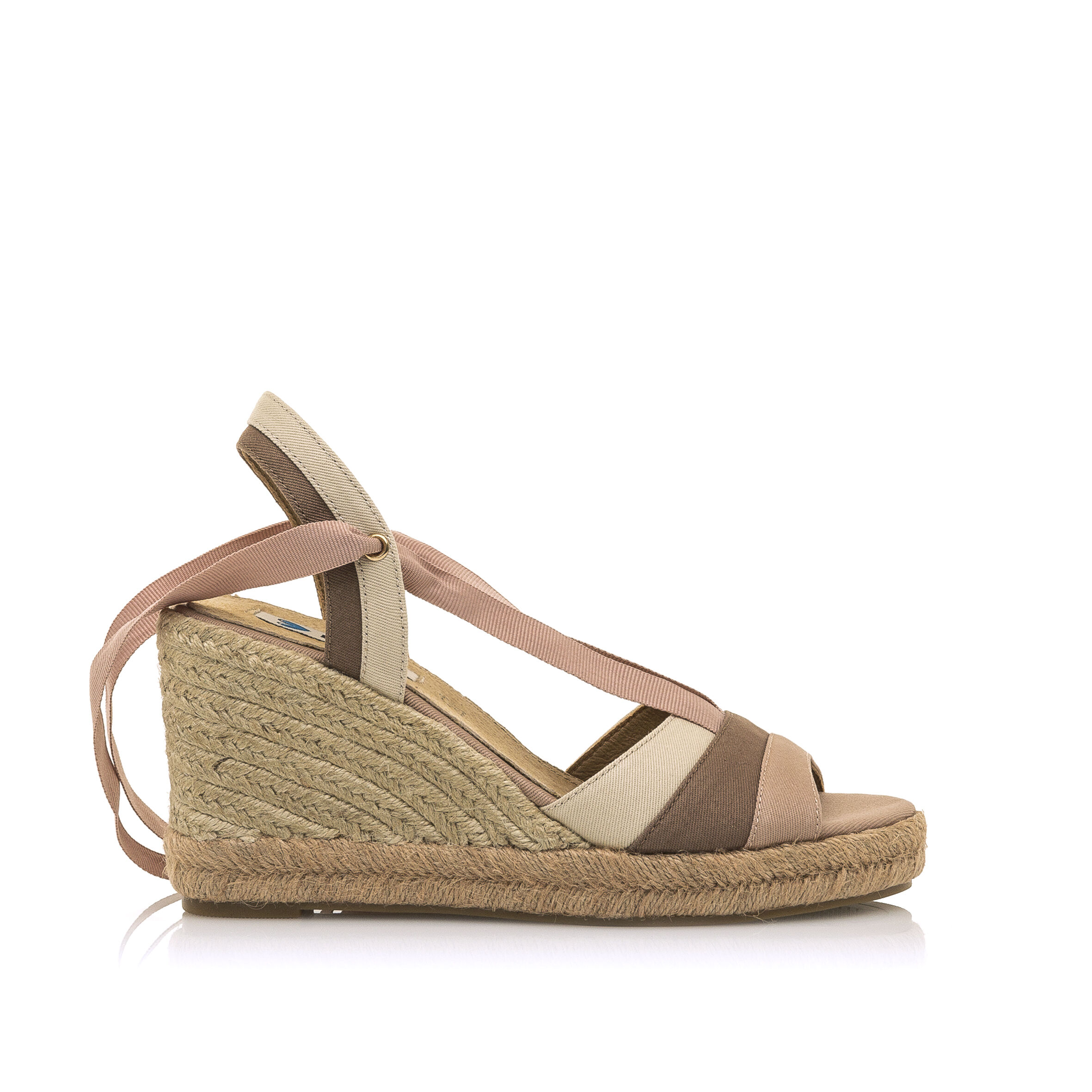 SANDALIAS ESPARTO MUSTANG 51122 TEXTIL BEIGE - Passe Zapaterías