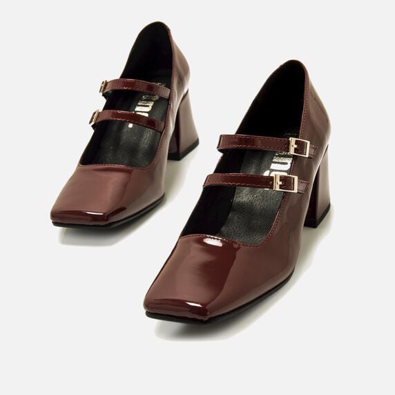 Rosalie Zapatos Tacon Hebilla Compra ROSALIE Rojo 59510 Zapatos De