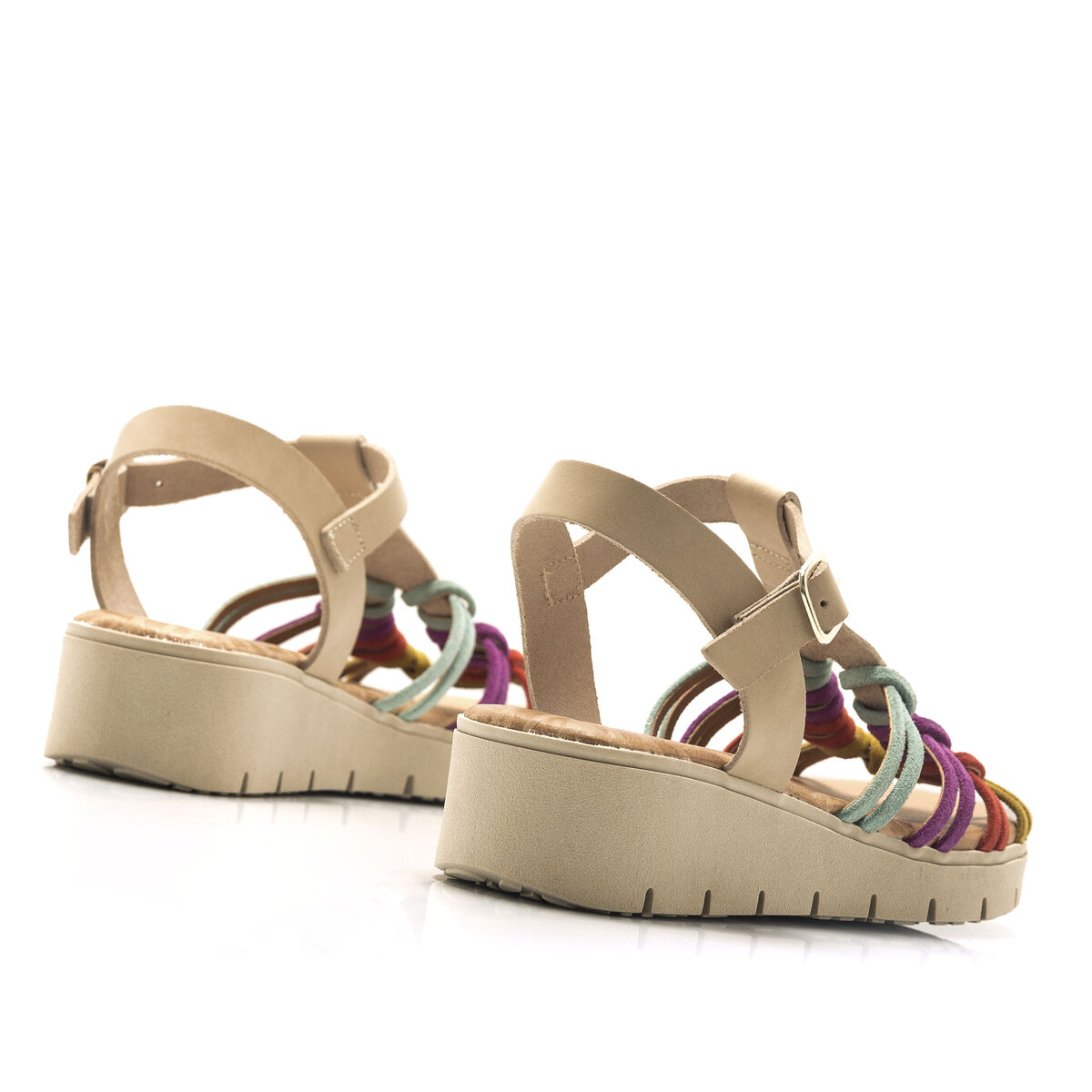 Sandalias de cunha de Mulher modelo HAPPY de MTNG image number 3