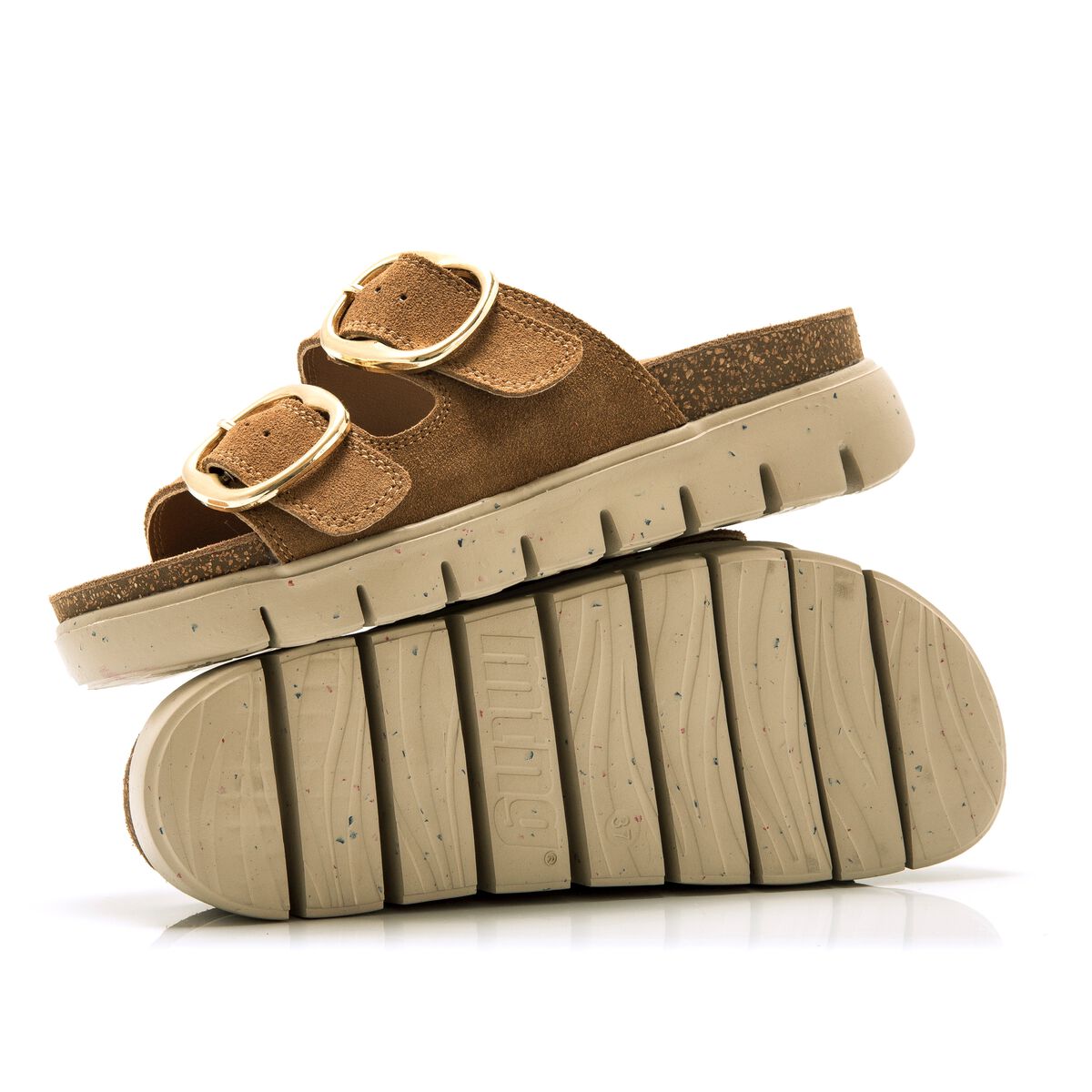 Sandales plates pour Femme modèle LION de MTNG image number 6