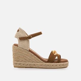 Sandales compensees pour Femme mod&egrave;le LOUISA de MTNG
