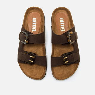 Sandales plates pour Femme mod&egrave;le LAZY de MTNG