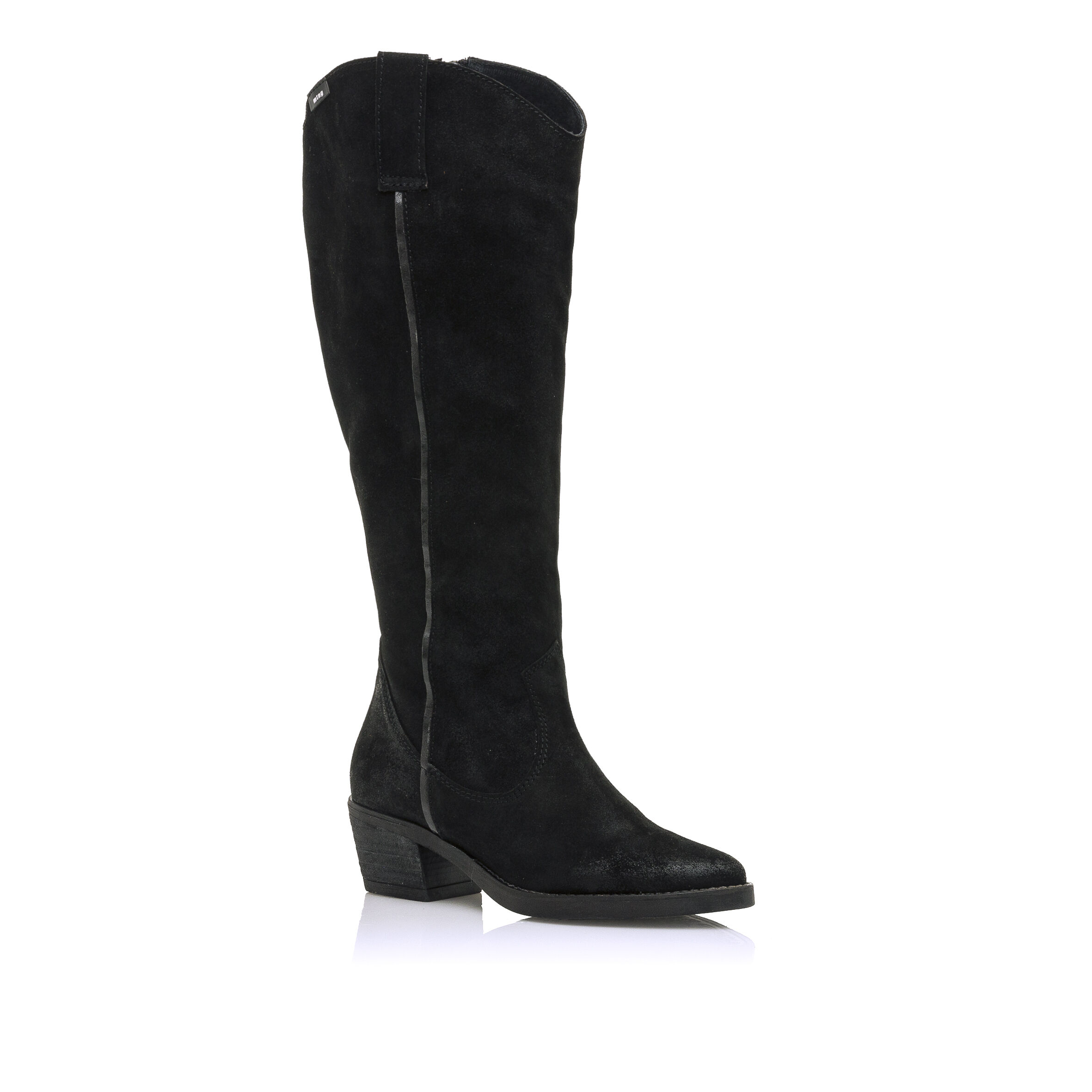 Botas Y Botines Maje | Botas altas de tacón de ante Negro Mujer \u003c Sara  Rahman