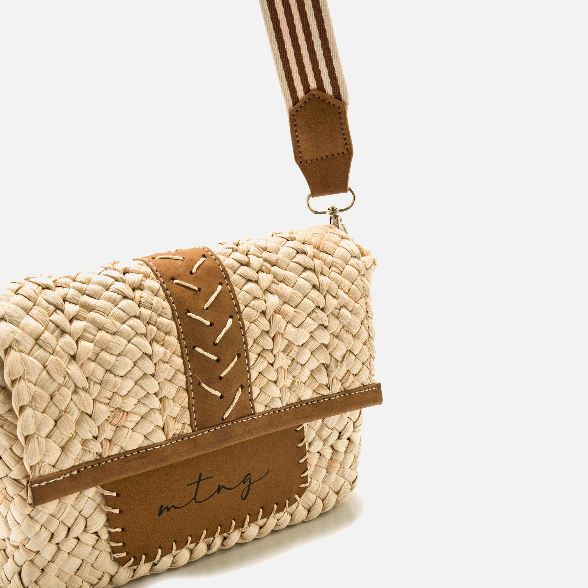 Bolso rafia mustang top
