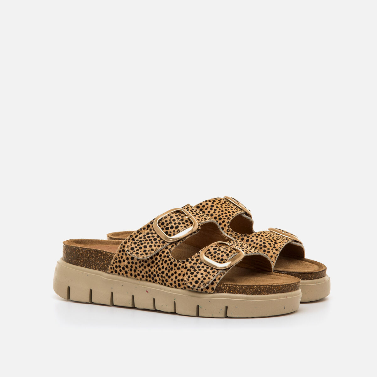 Sandales plates pour Femme mod&egrave;le LION de MTNG image number 4