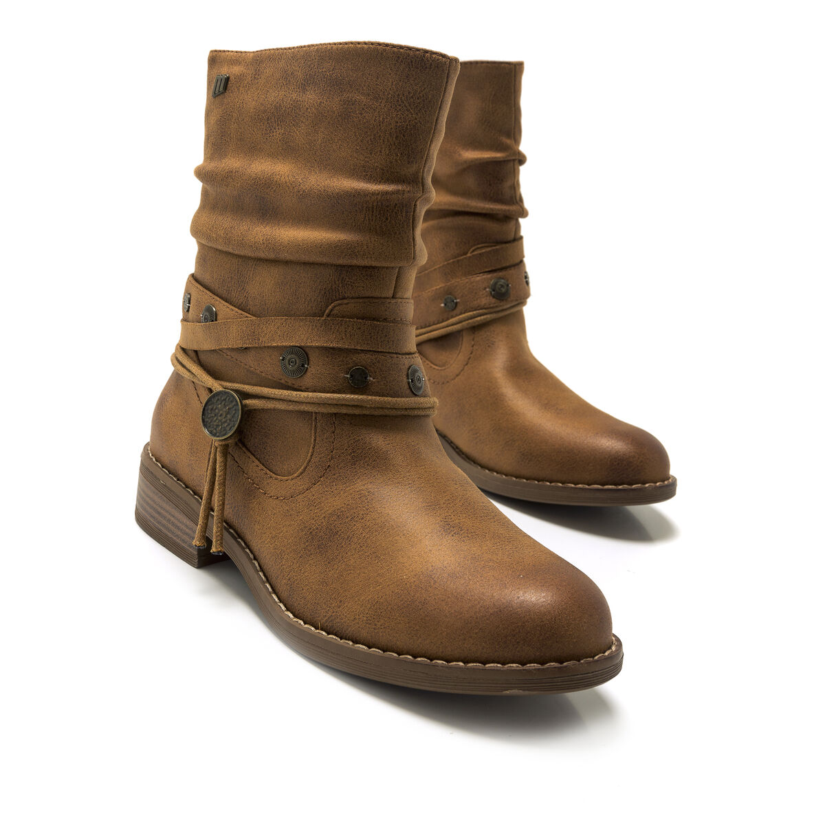 Botas de tornozelo planas de Mulher modelo PERSEA de MTNG image number 4
