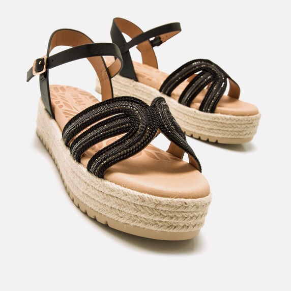 Espadrilles Mtng Platform Sandals MTNG 51730 Brown Fast Delivery