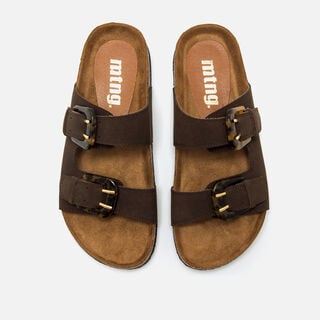 Sandales plates pour Femme mod&egrave;le LAZY de MTNG