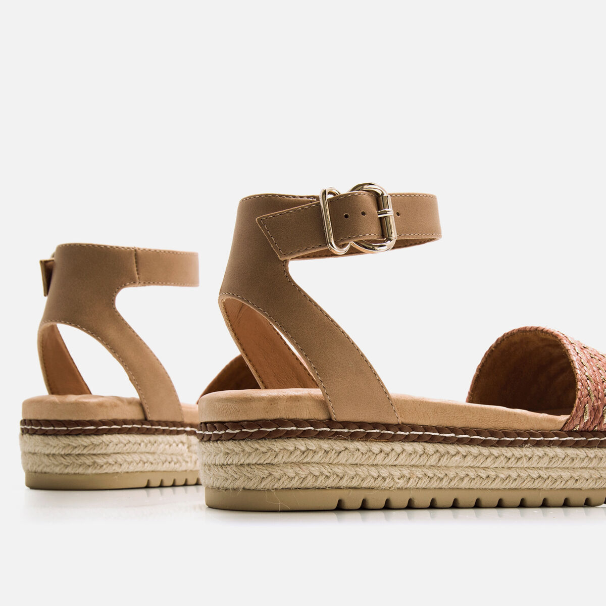 Sandales compensees pour Femme modèle AMELIE de MTNG image number 7