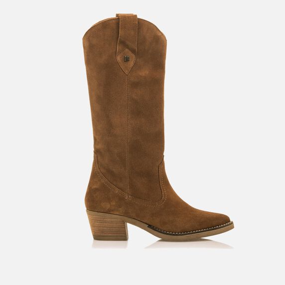 Compra TEO marron 57421 Botas de tacón Mustang para Mujer