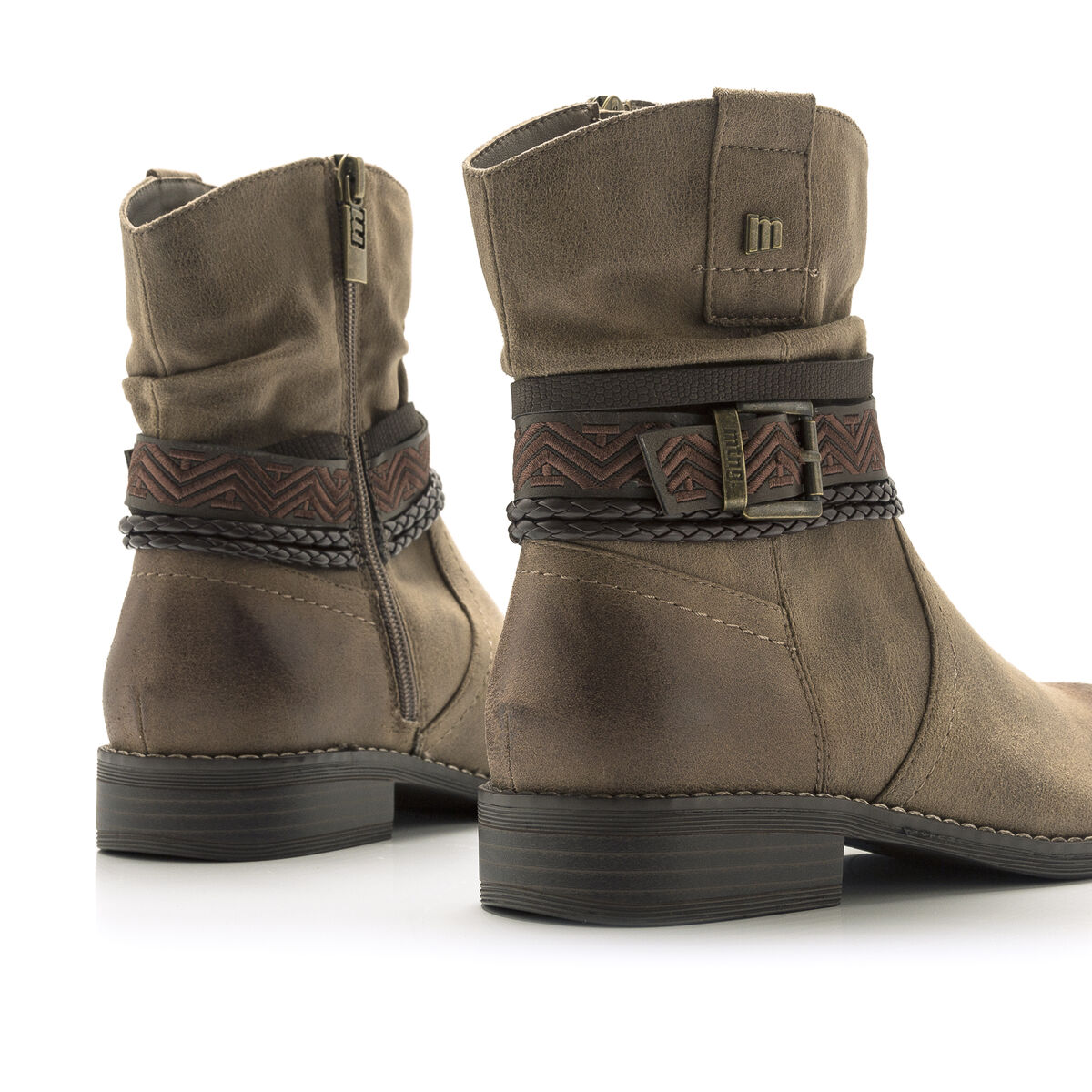 Botas de tornozelo planas de Mulher modelo PERSEA de MTNG image number 3