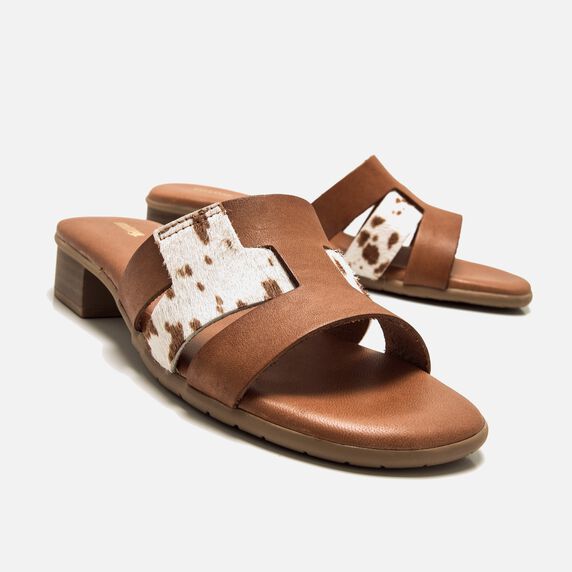 Tacón Sandalias Mustang Marrones INES