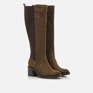 MUSTANG 51839 Botas Altas Mujer Marrón