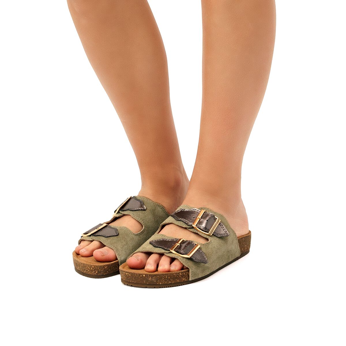 Sandales plates pour Femme modèle LIN de MTNG image number 1