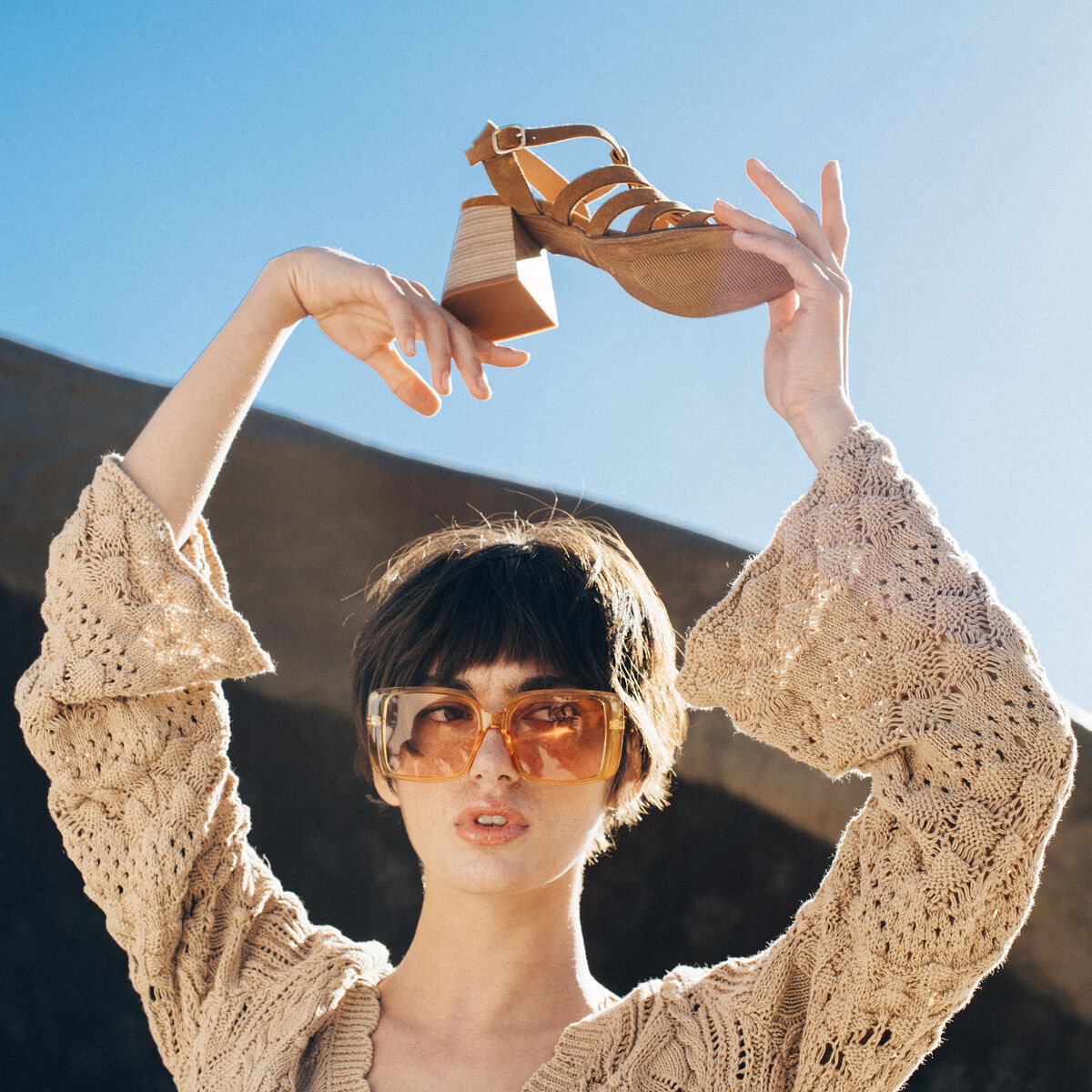 Sandalias de salto de Mulher modelo FLEUR de MTNG image number 3