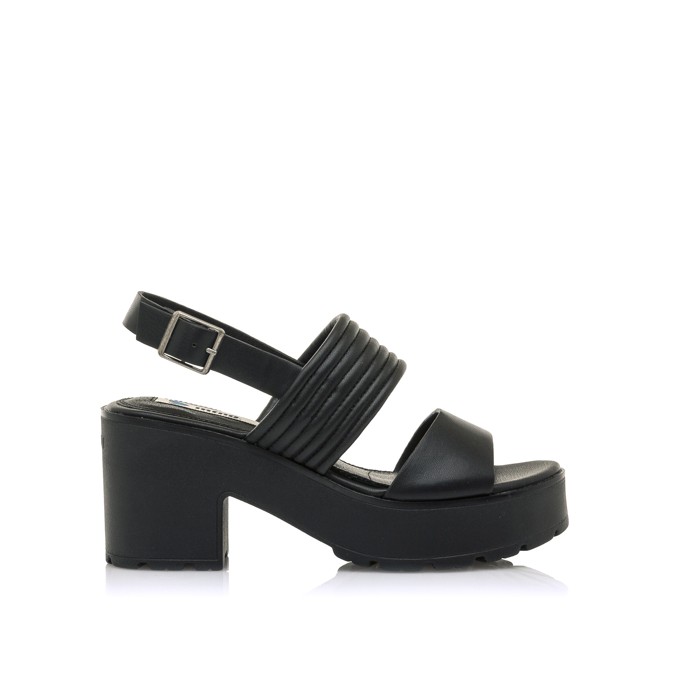 Sandalias de Tacón para Mujer - Doradas, Negras | MTNG Shoes